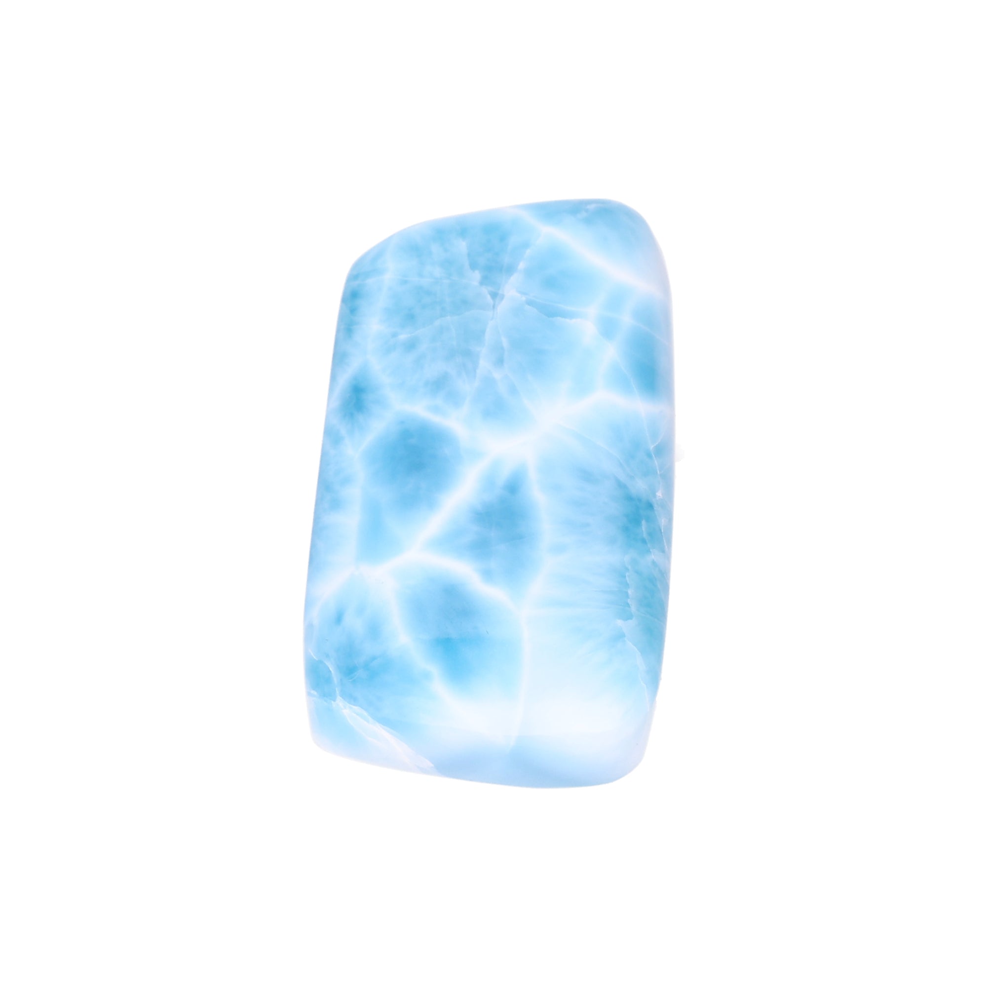 Larimar Schmuckstück AAA-Qualität – 18 g | Polierter Naturstein | Unikat aus der Dominikanischen Republik