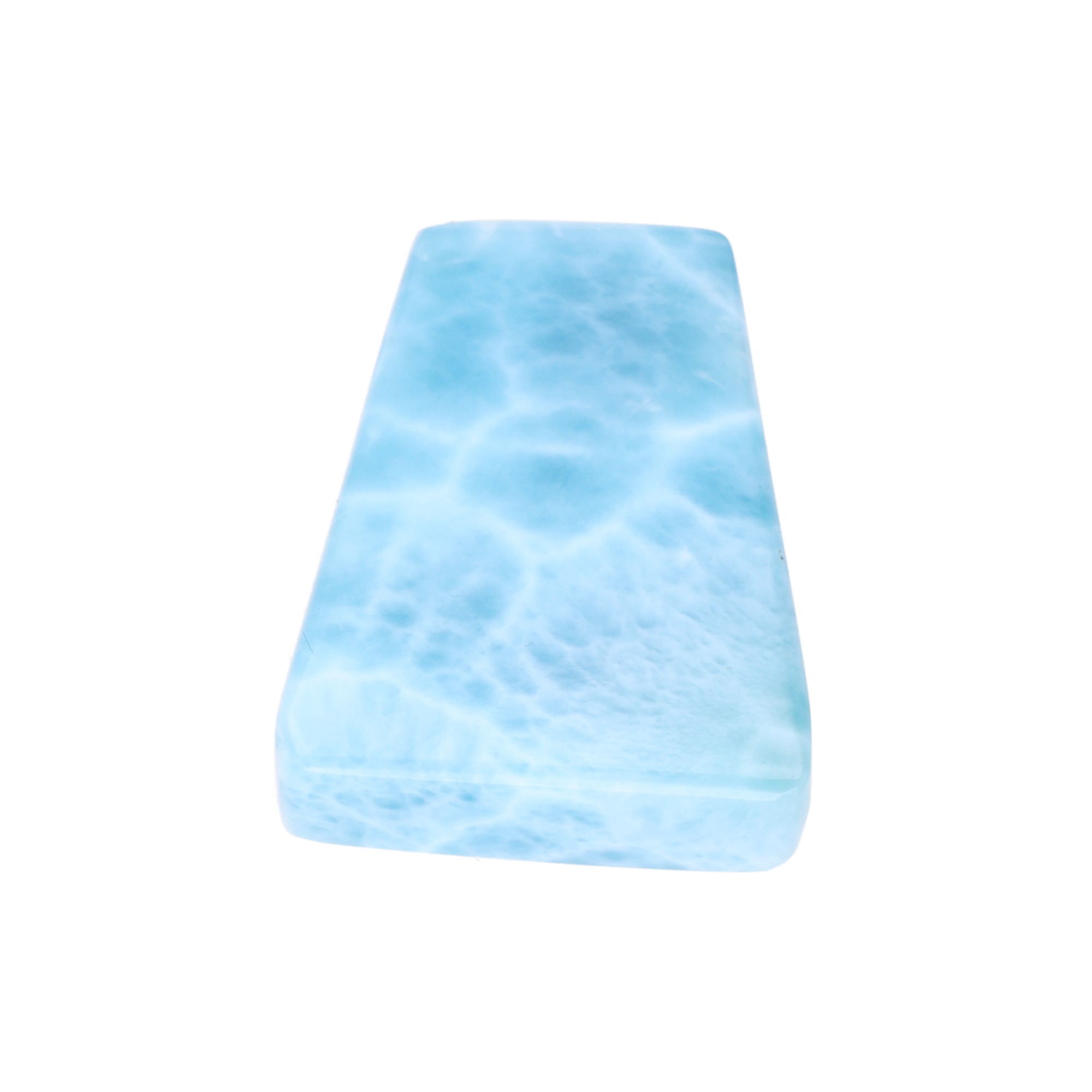 Larimar Schmuckstück AAA-Qualität – 13 g | Polierter Naturstein | Unikat aus der Dominikanischen Republik
