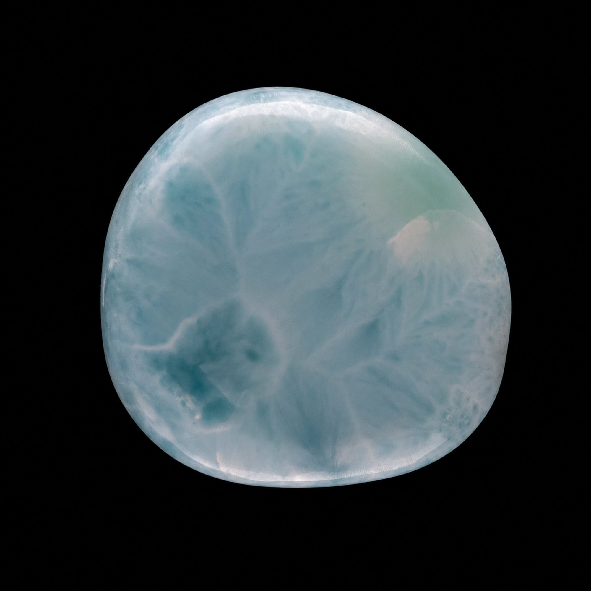 Handgefertigte Larimar Freiformen | Unikat aus der Dominikanischen Republik (#739)