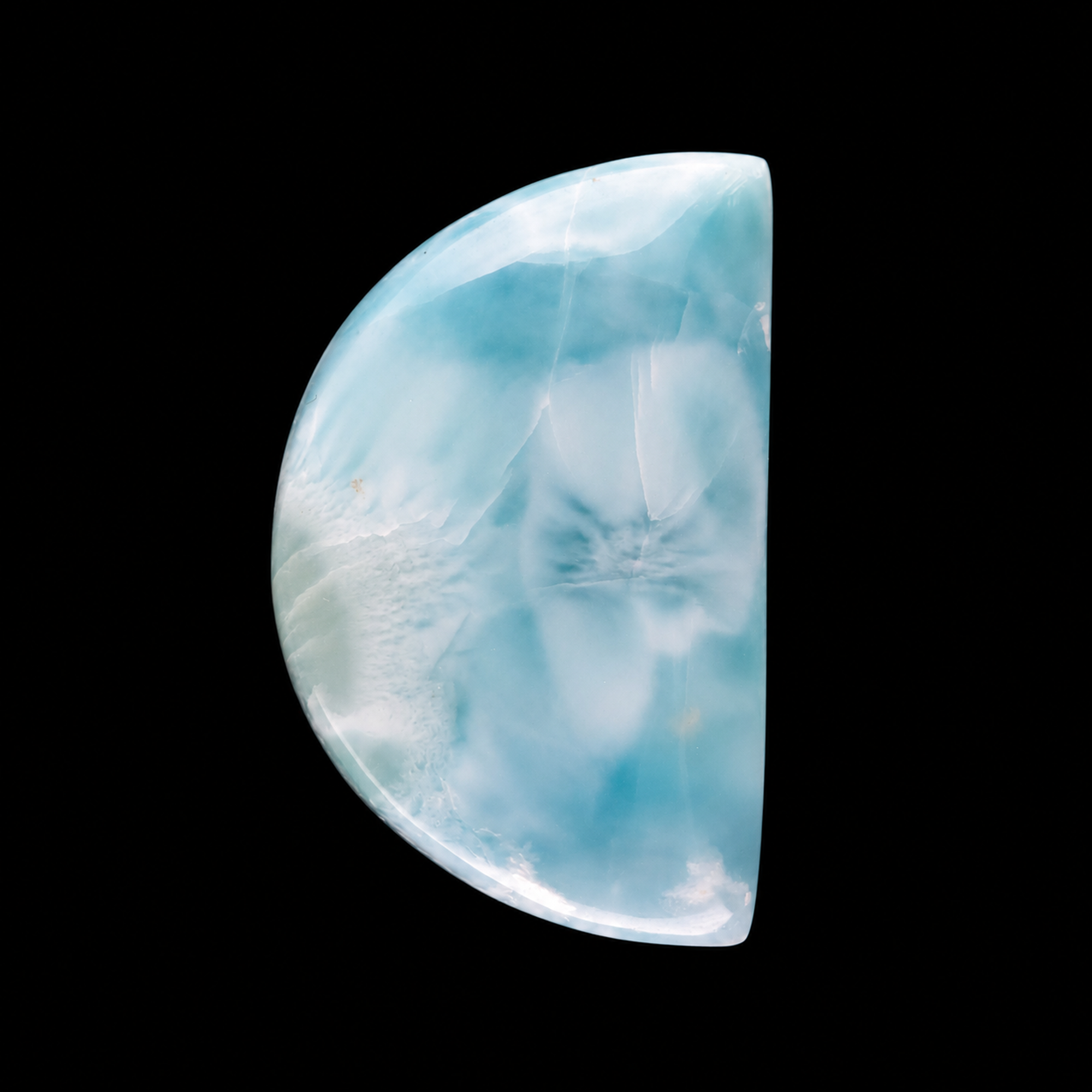 Handgefertigte Larimar Freiformen | Unikat aus der Dominikanischen Republik (#739)
