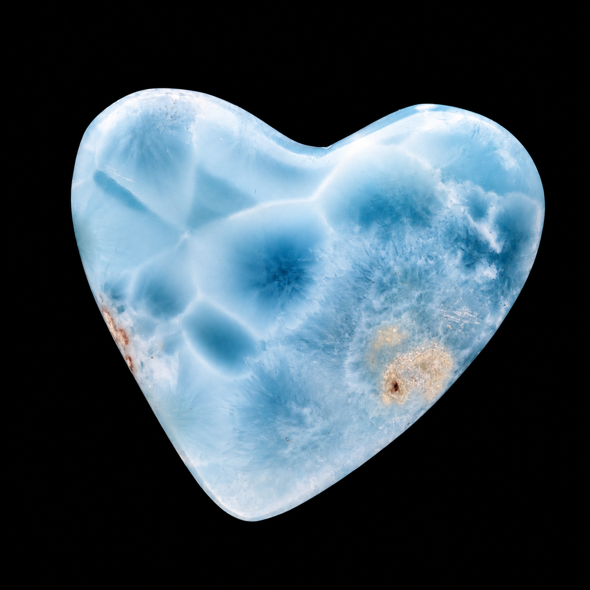 Handgefertigte Larimar Freiformen | Unikat aus der Dominikanischen Republik (#739)