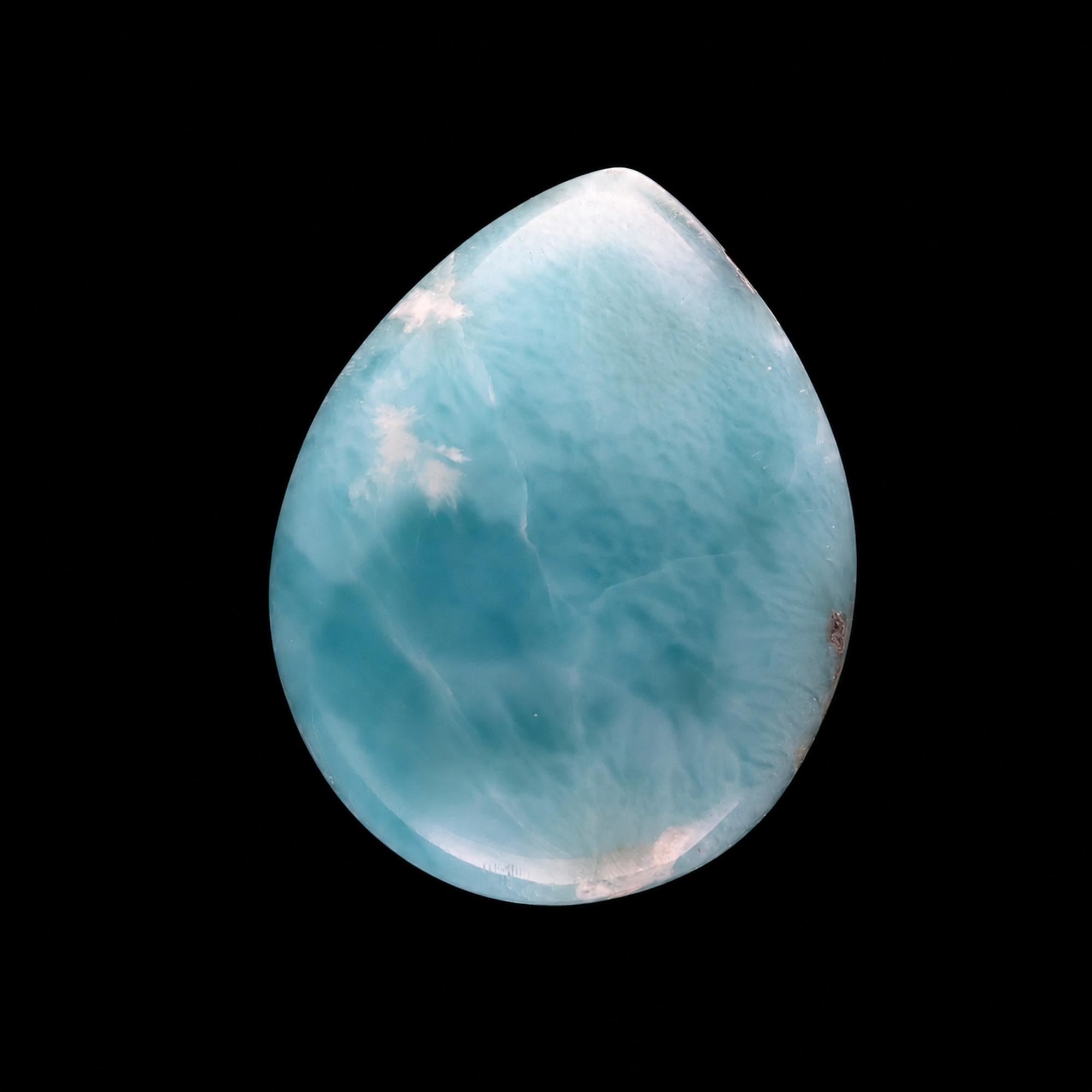 Handgefertigte Larimar Freiformen | Unikat aus der Dominikanischen Republik (#739)