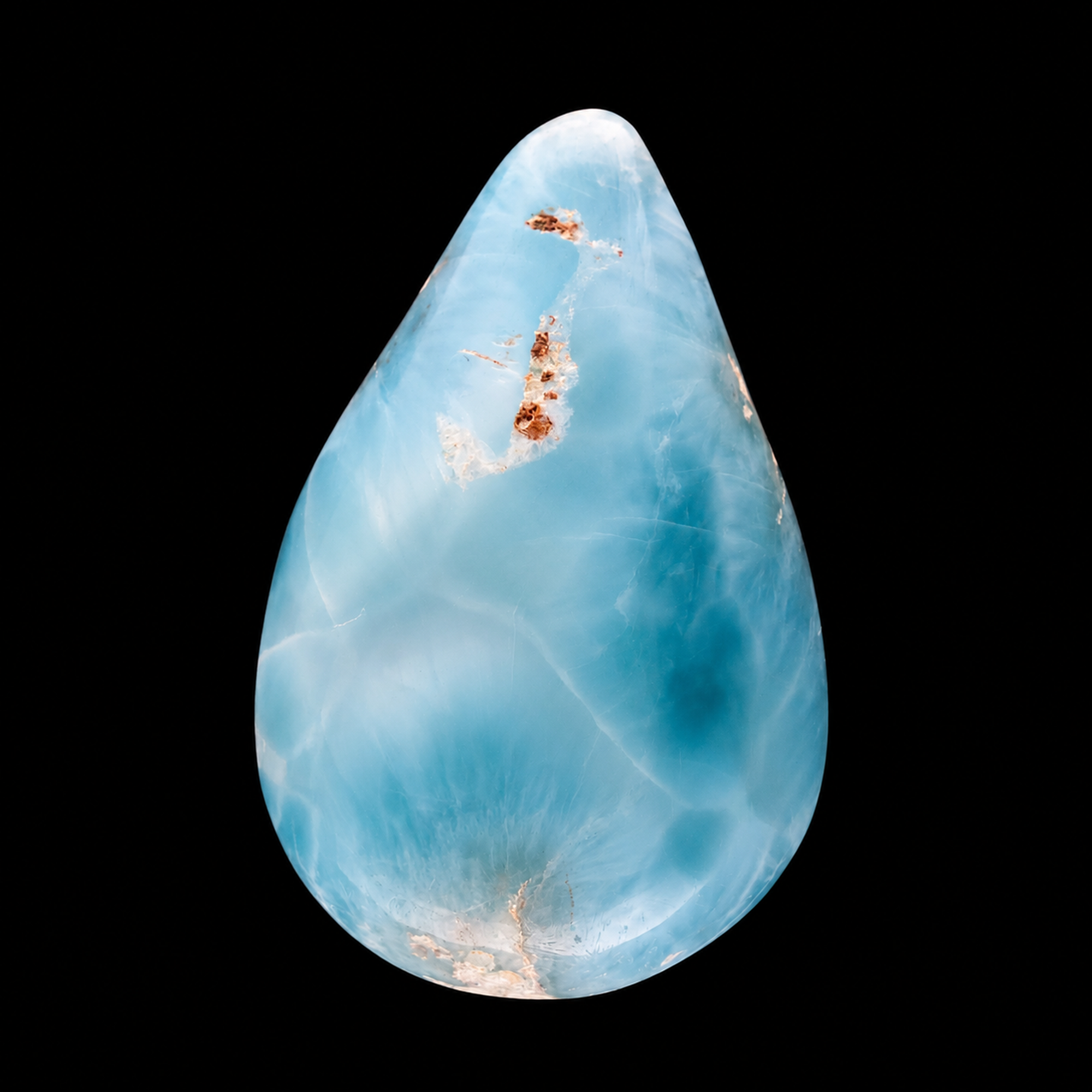 Handgefertigte Larimar Freiformen | Unikat aus der Dominikanischen Republik (#739)
