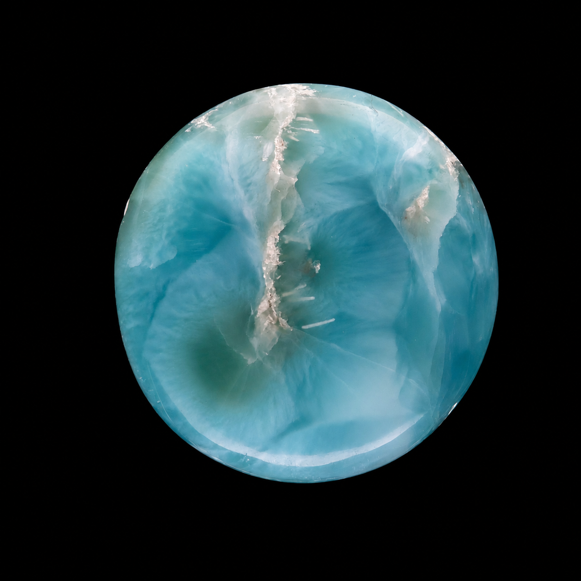 Handgefertigte Larimar Freiformen | Unikat aus der Dominikanischen Republik (#739)