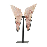 Pink Amethyst Wings with Jasper