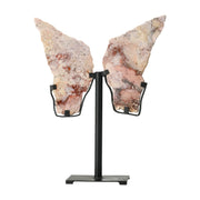 Pink Amethyst Wings with Jasper