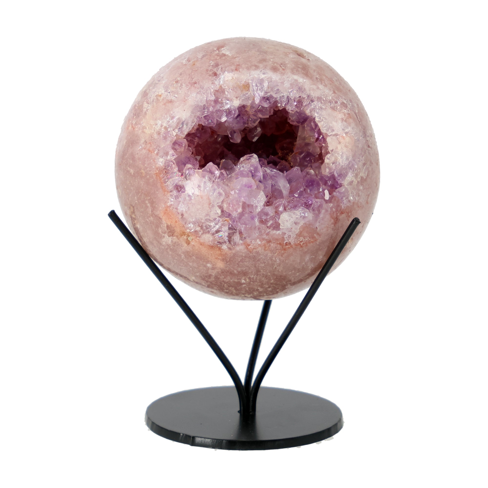 Pink Amethyst Sphere - Crystal Cavern