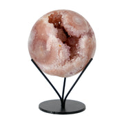 Pink Amethyst Sphere - Rose Core
