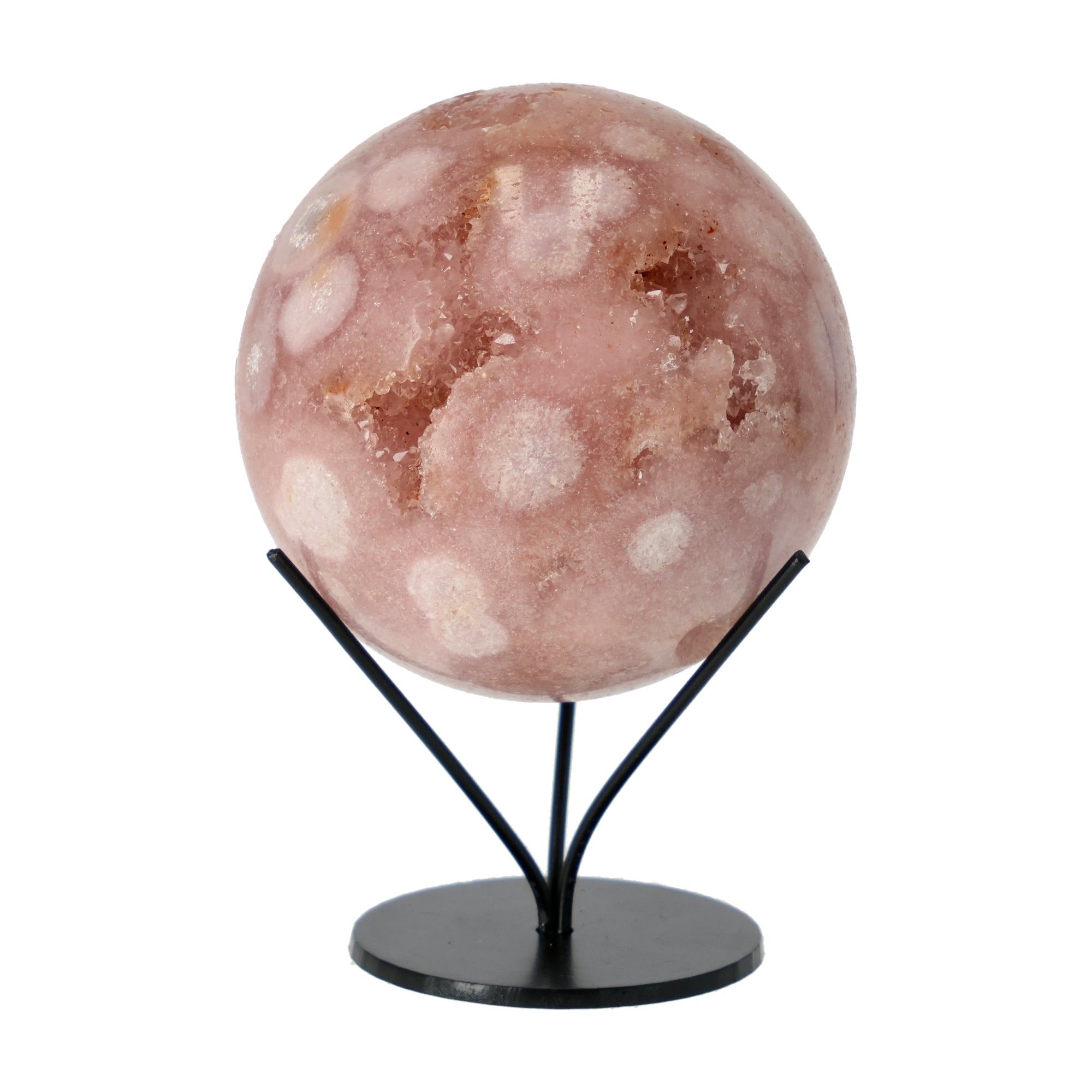 Pink Amethyst Sphere - Soft Aura