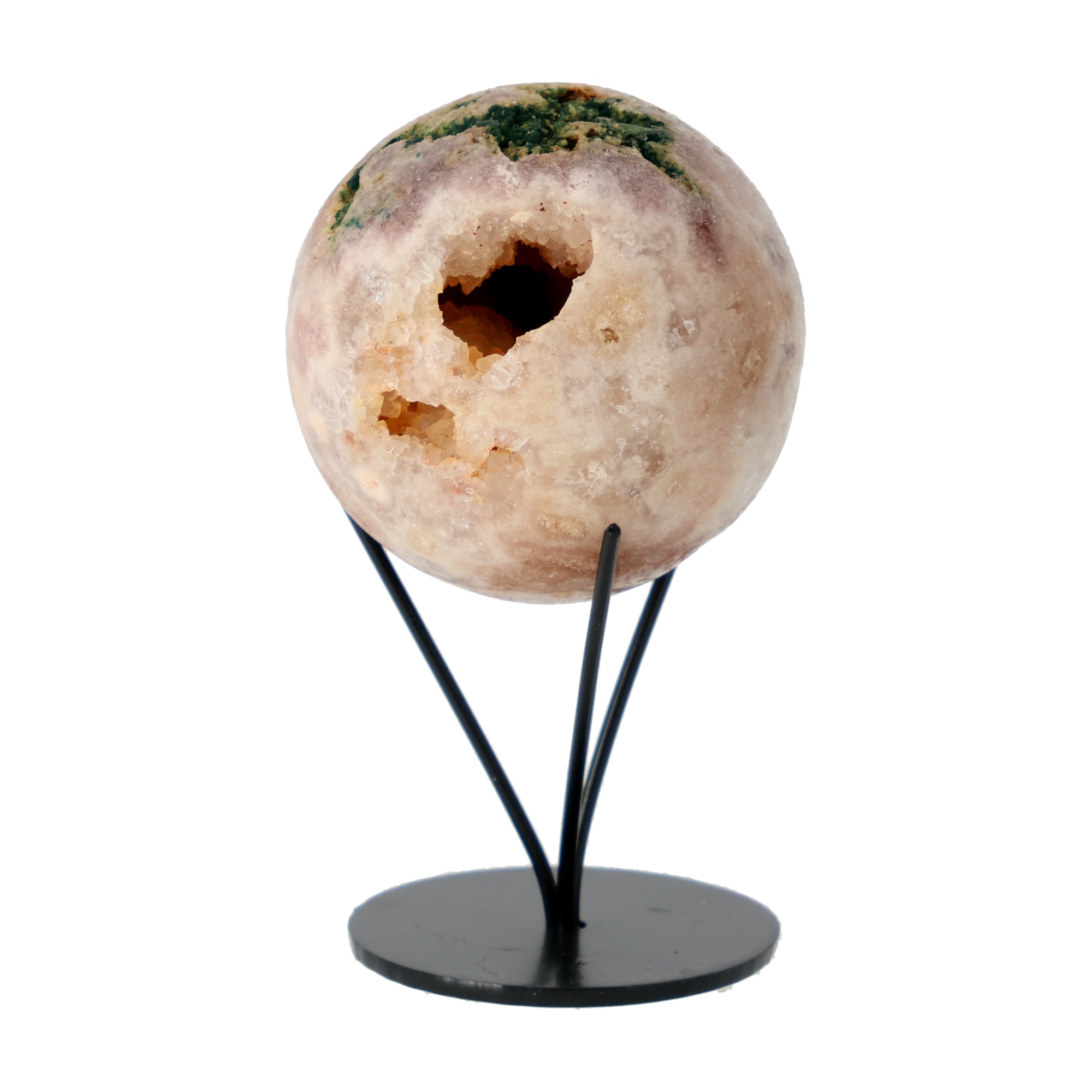 Pink Amethyst Sphere - Moon Gate