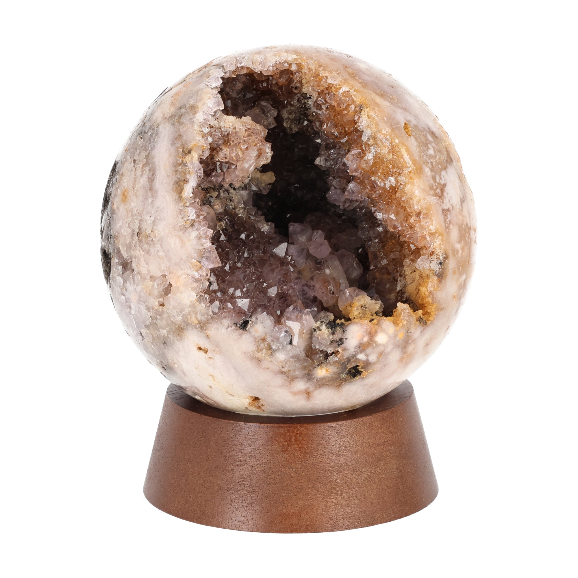 Desert Rose Sphere – Pink Amethyst Sphere from Brazil (#007)