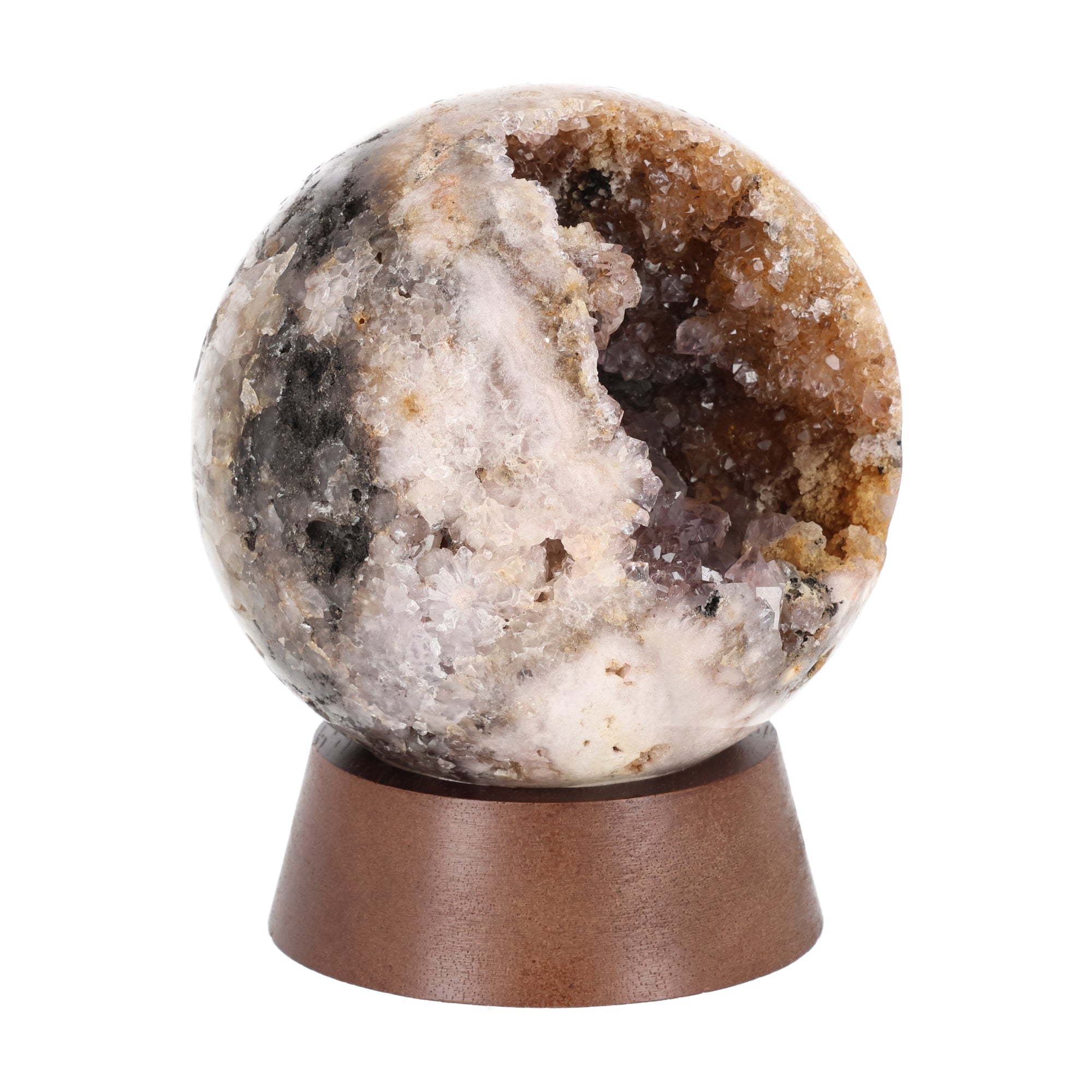 Desert Rose Sphere – Pink Amethyst Sphere from Brazil (#007)