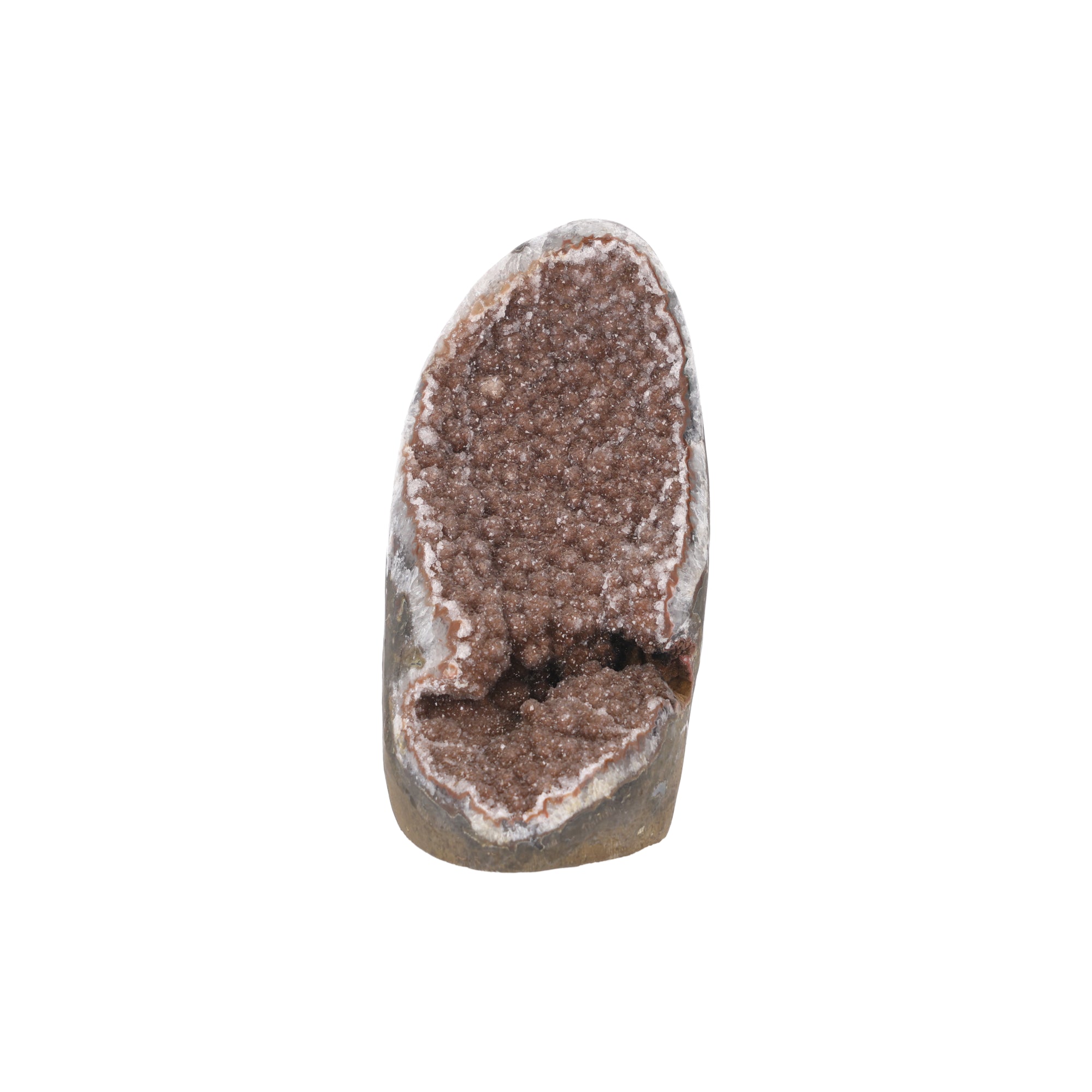 Mocha Cathedral ✦ Amethyst-Druse aus Uruguay | 2.530 g (#858)