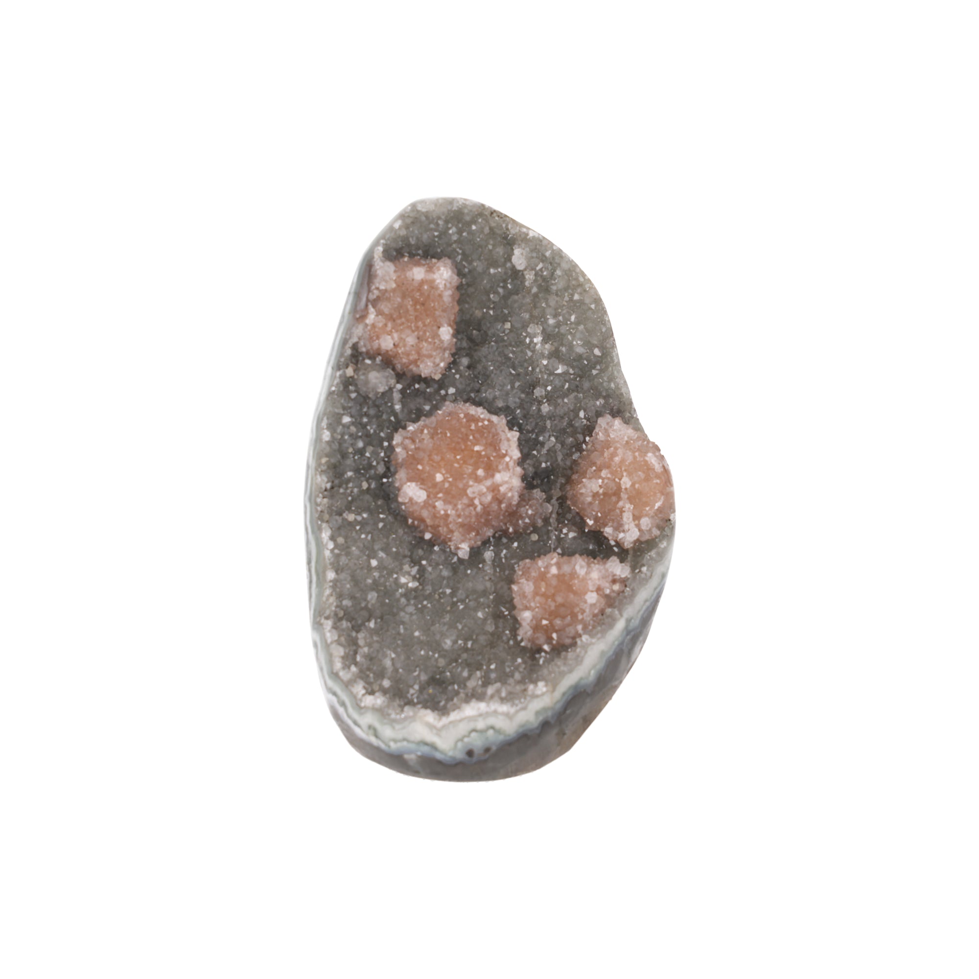 Rosé Orbit ✦ Amethyst-Druse aus Uruguay | 1.702 g (#857)