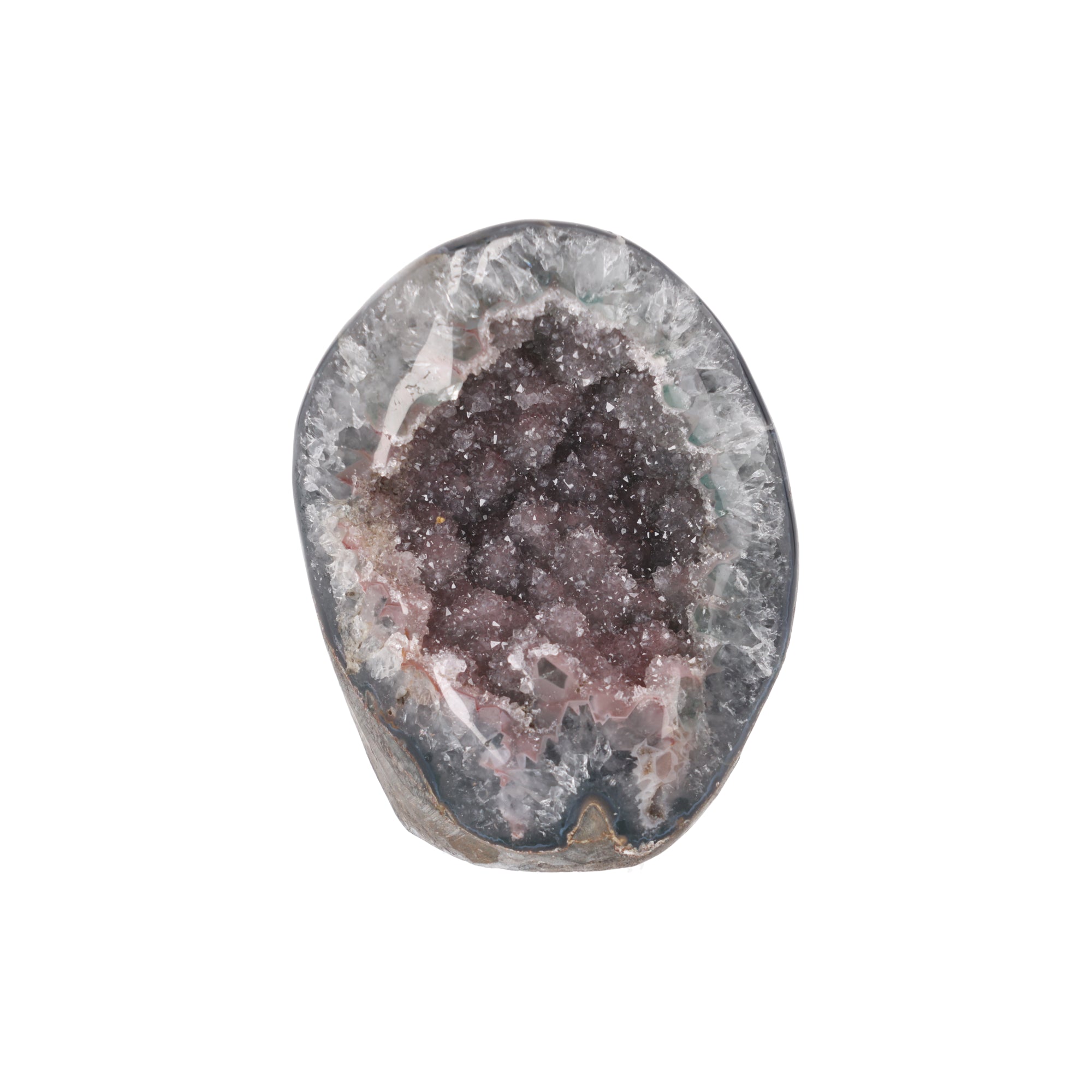 Rose Eclipse ✦ Amethyst-Druse aus Uruguay | 1.057 g (#830)