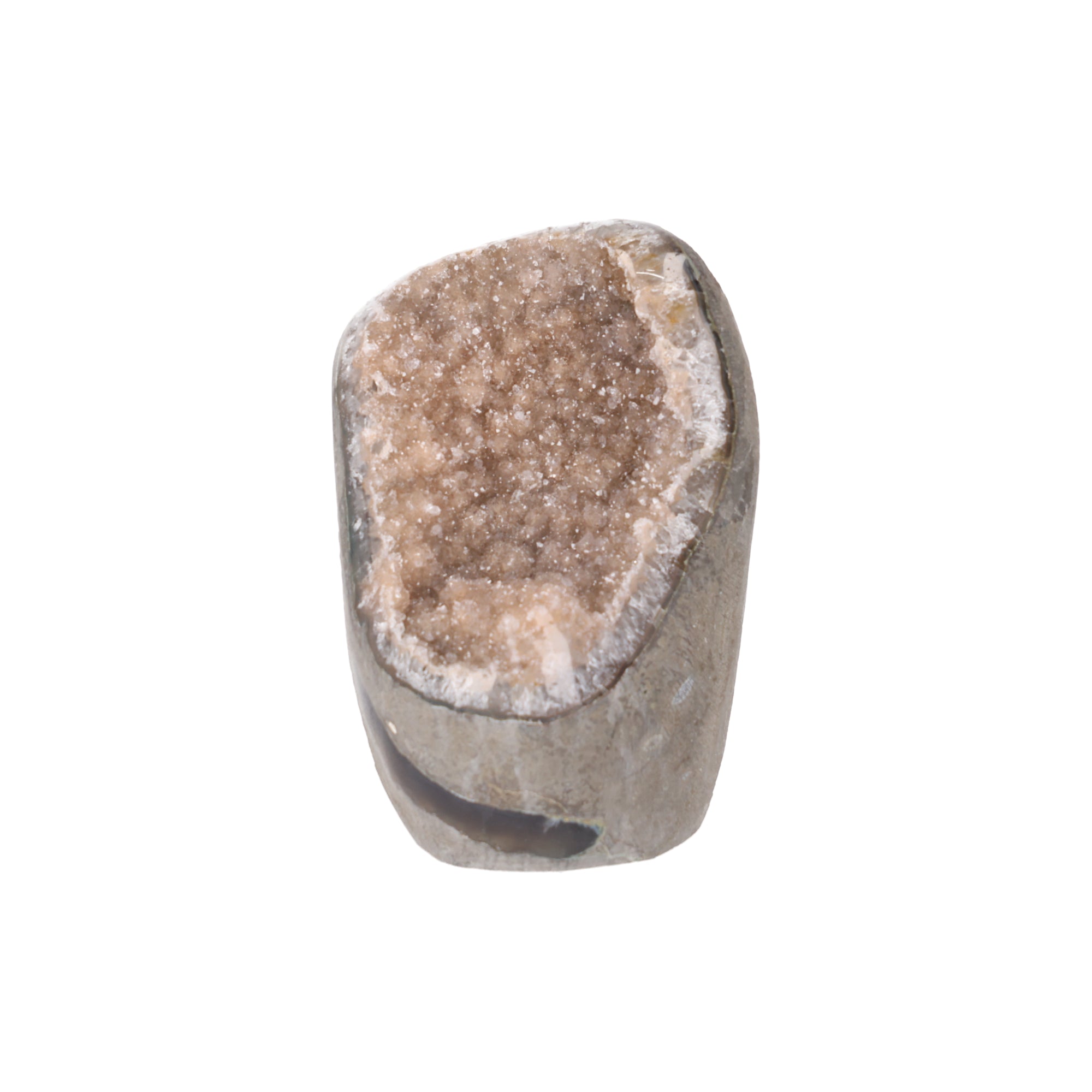 Sandstone Glow ✦ Amethyst Drusy aus Uruguay | 967 g (#813)