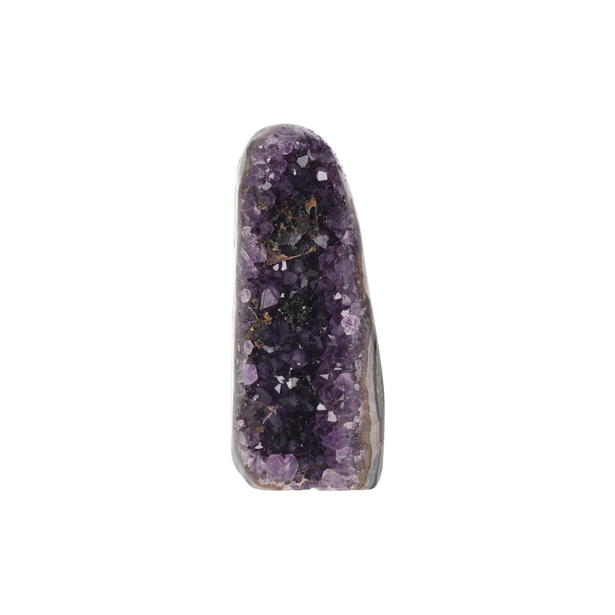 Violet Obelisk ✦ Amethyst-Druse aus Uruguay | 689 g  (#840)