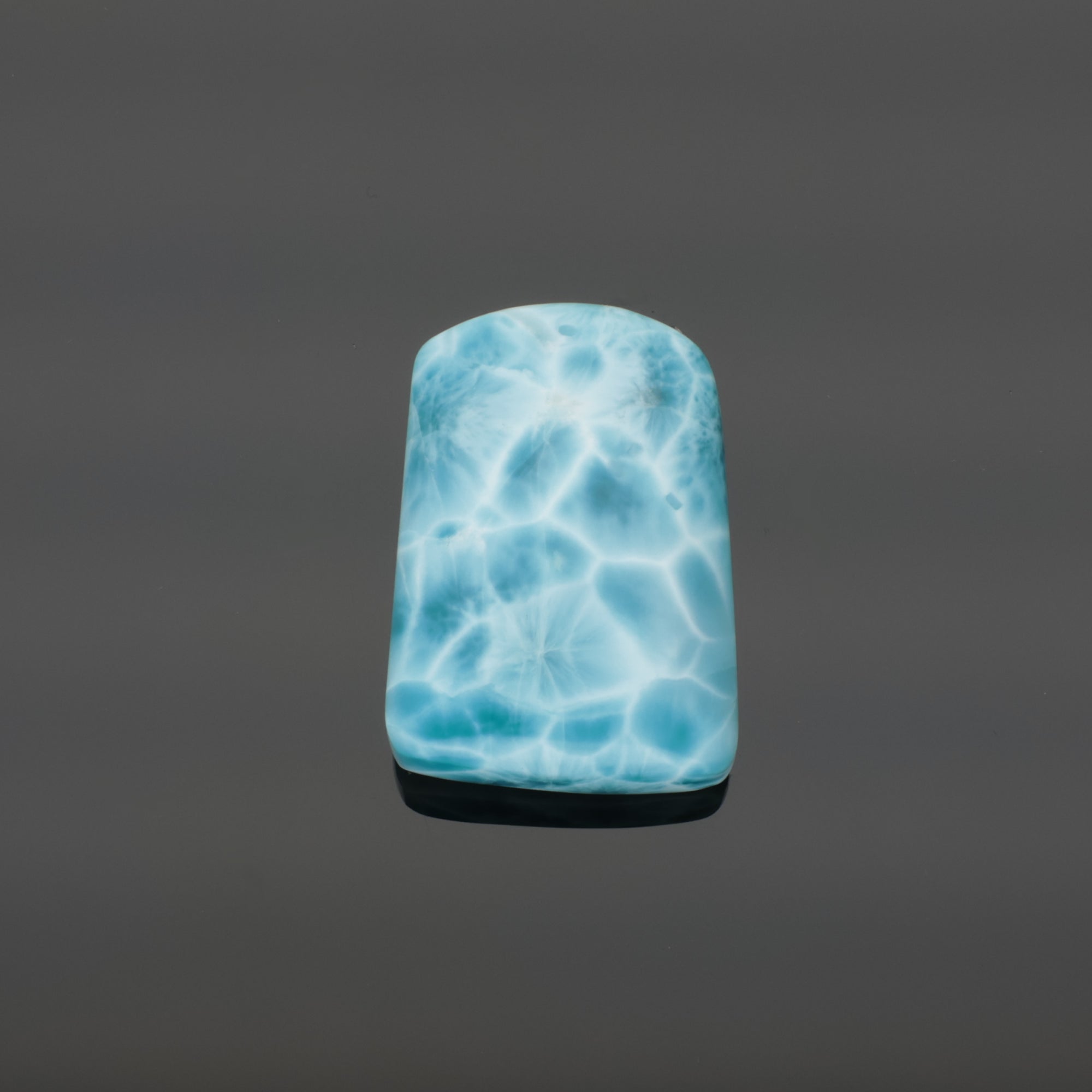 Larimar Schmuckstück AAA-Qualität – 29 g | Polierter Naturstein | Unikat aus der Dominikanischen Republik
