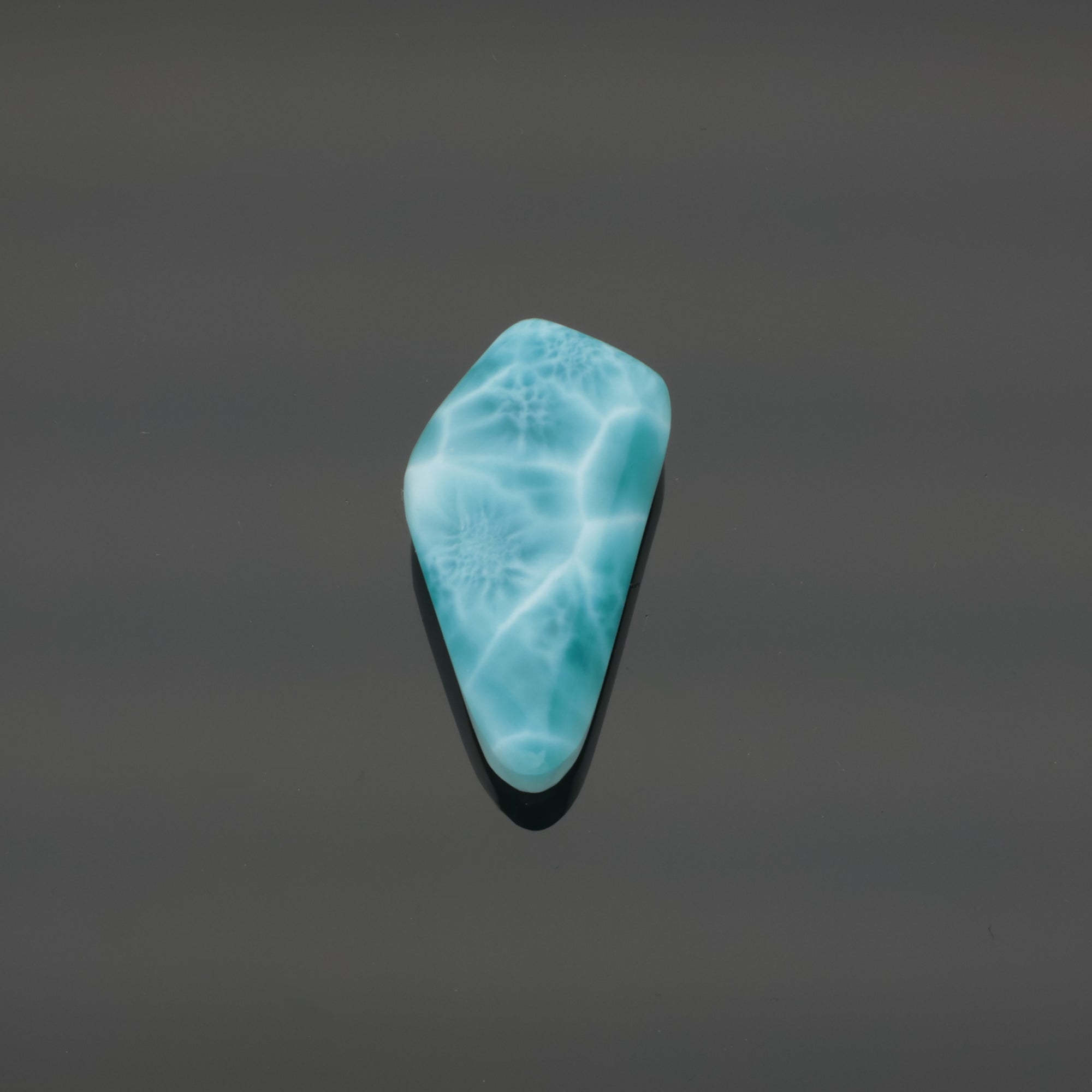 Larimar Schmuckstück AAA-Qualität – 16 g | Polierter Naturstein | Unikat aus der Dominikanischen Republik