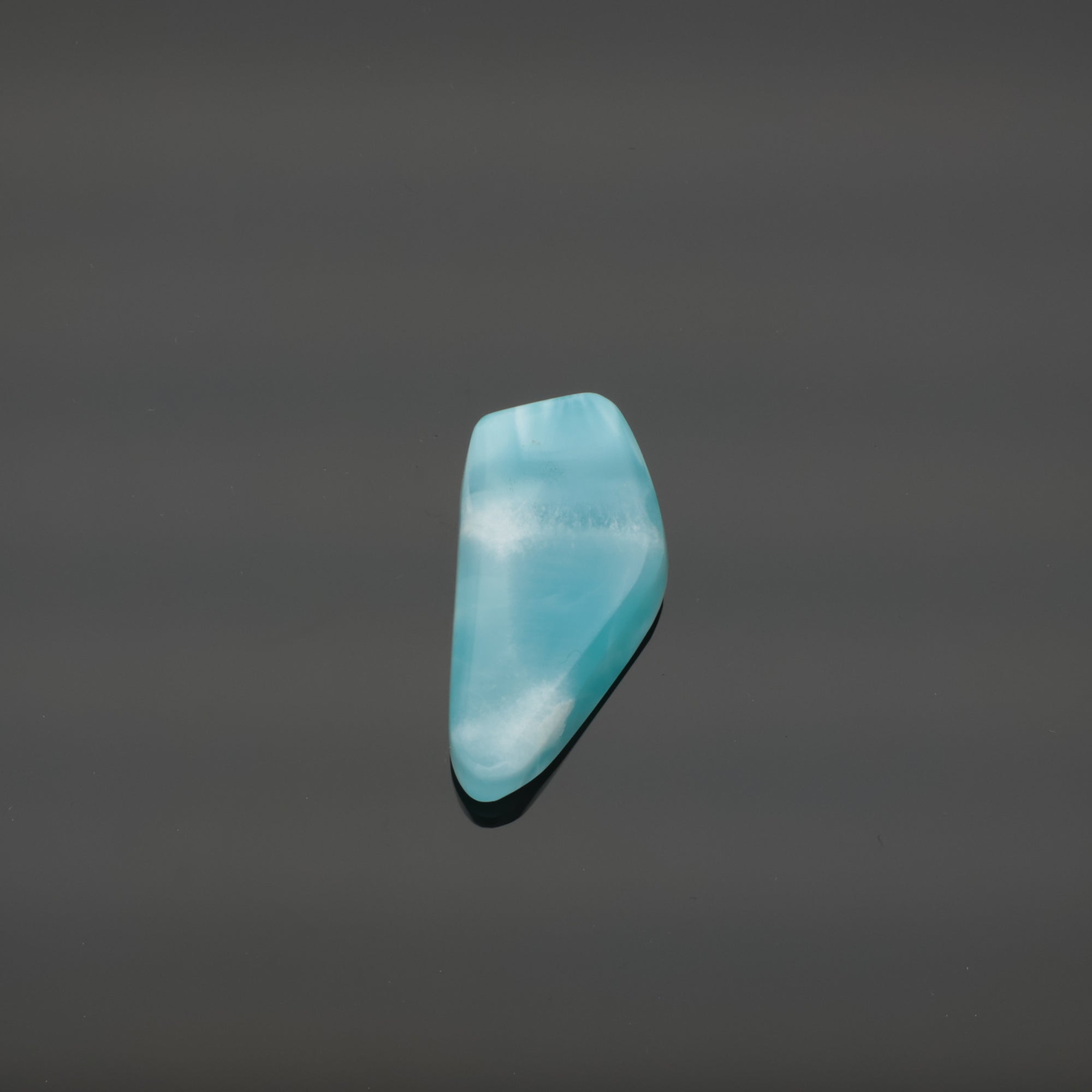 Larimar Schmuckstück AAA-Qualität – 16 g | Polierter Naturstein | Unikat aus der Dominikanischen Republik