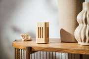 Zirbenholz Diffusor mit Bimsstein-Verdufter eckig