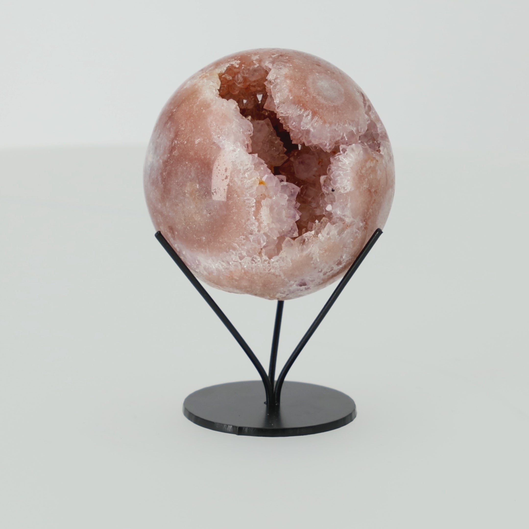Video laden: Pink Amethyst Sphere - Rose Core
