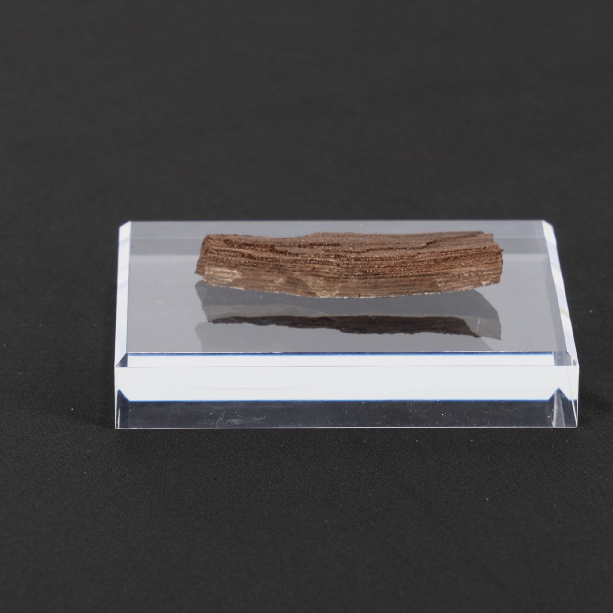 Load video: Feenholz mit natürlicher Kristallbildung | Versteinertes Holz aus Zwenkau | 34g (#598)