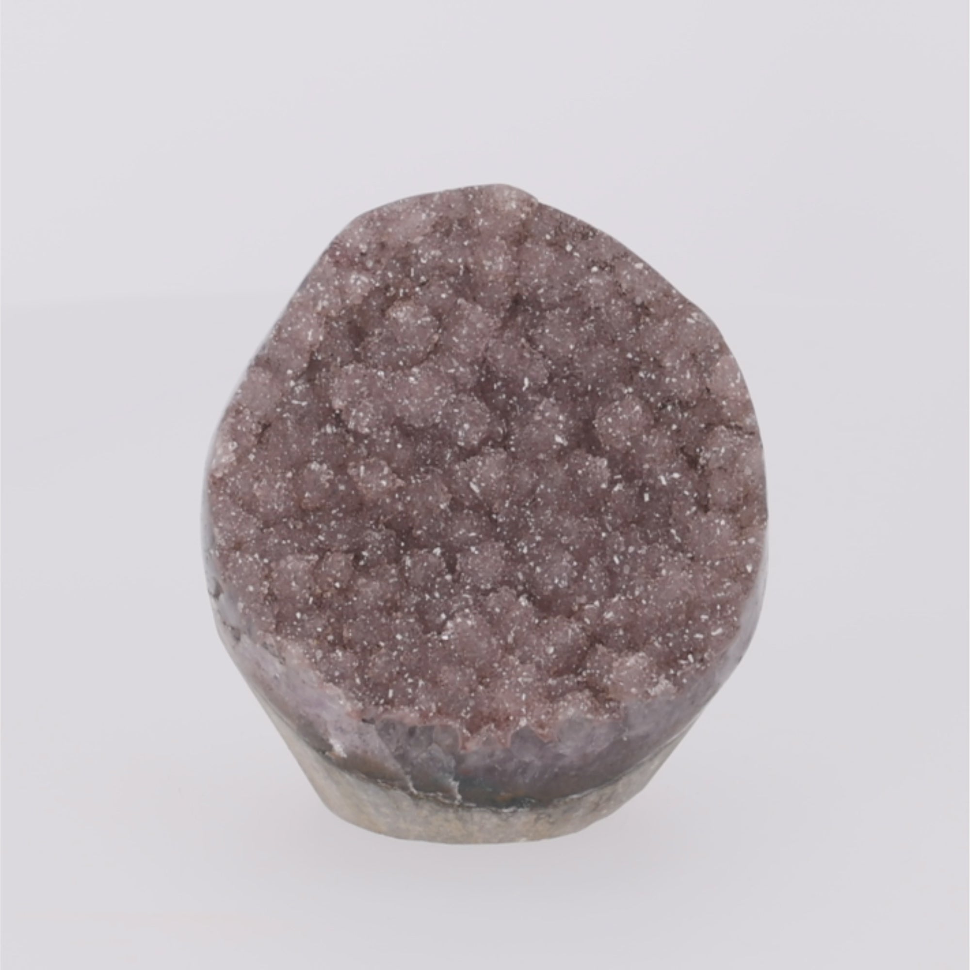 Video laden: Rosé Stardust ✦ Amethyst-Druse aus Uruguay | 1.135 g (#853)