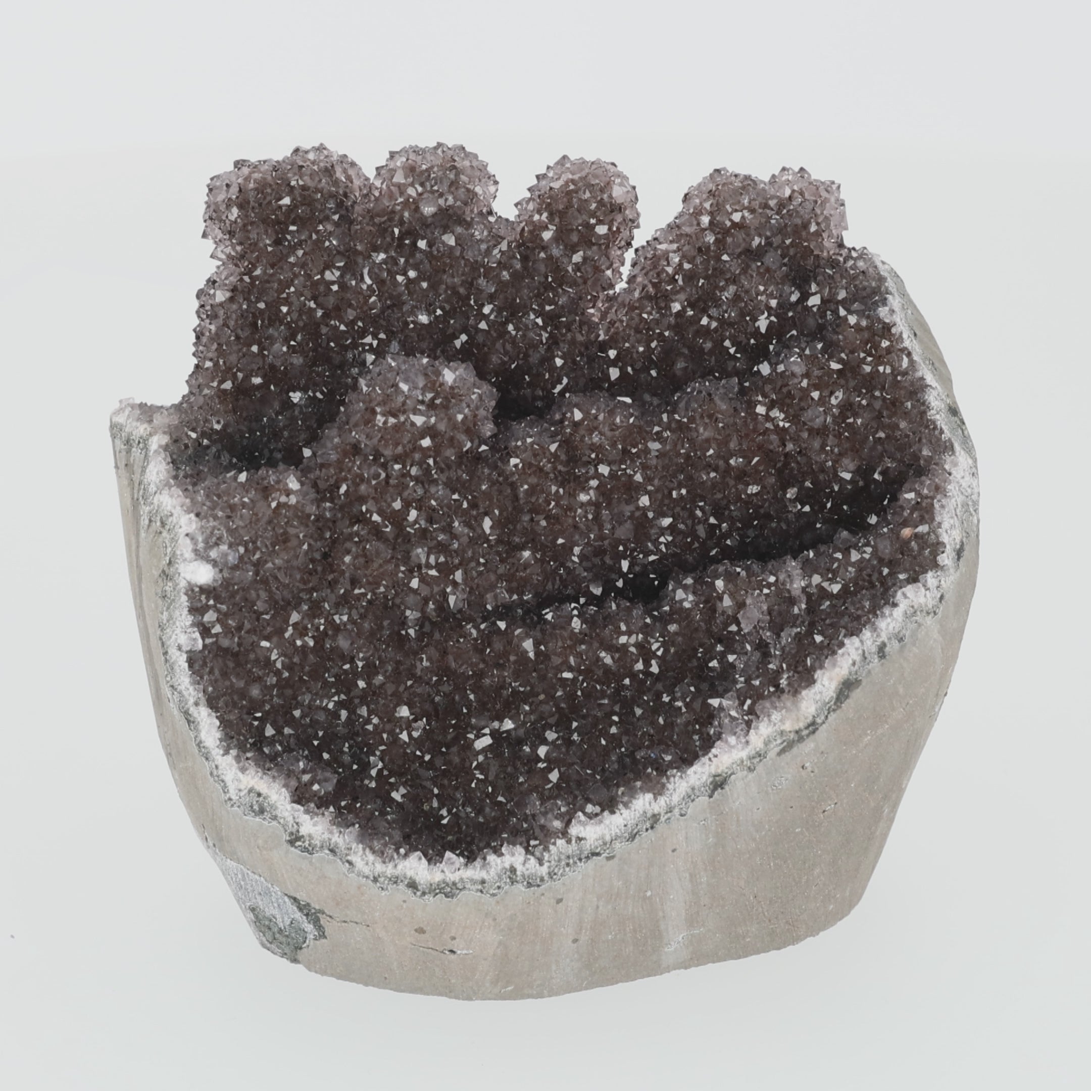 Video laden: The Hand of Time - Exklusiver Uruguay-Amethyst - 13 cm - 2,1 kg (#500)