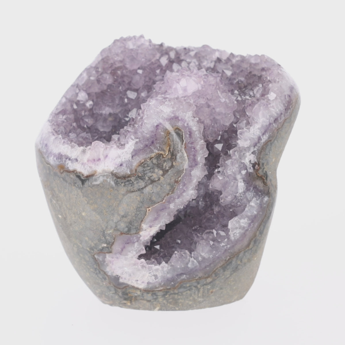 Video laden: Amethyst Cut Base - AAA Quality - 1221g  (#1446)