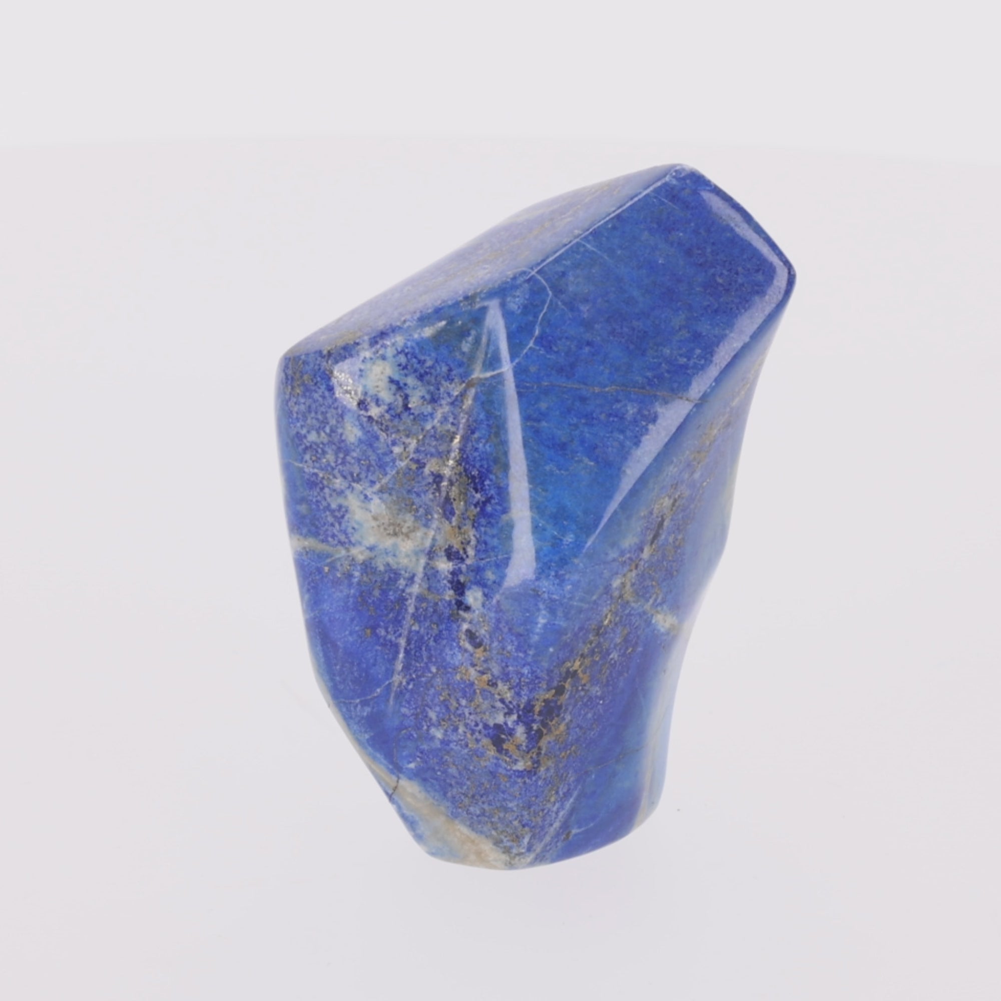 Load video: BLUE CREST | Lapislazuli mit Pyrit | 515 g (#1230)