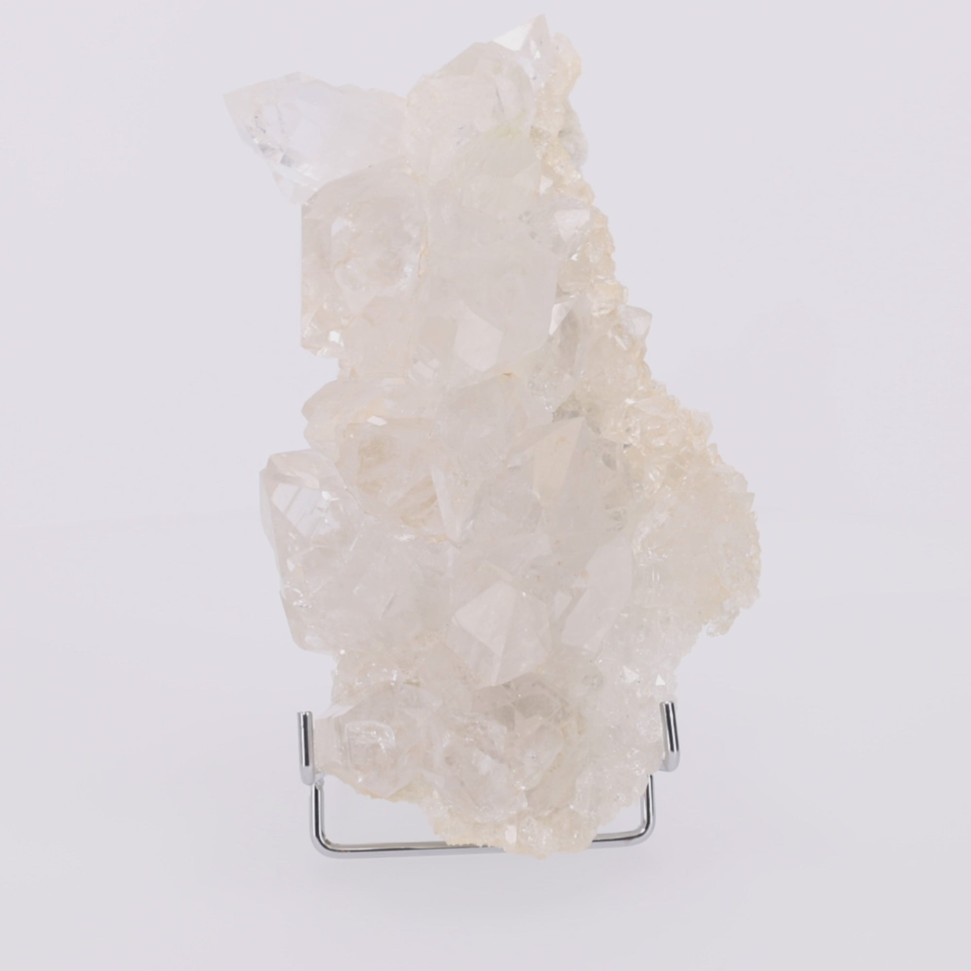 Video laden: ICE CATHEDRAL | Quarz aus dem Himalaya | 2.183 g | 28 cm hoch | Unikat (#1009)