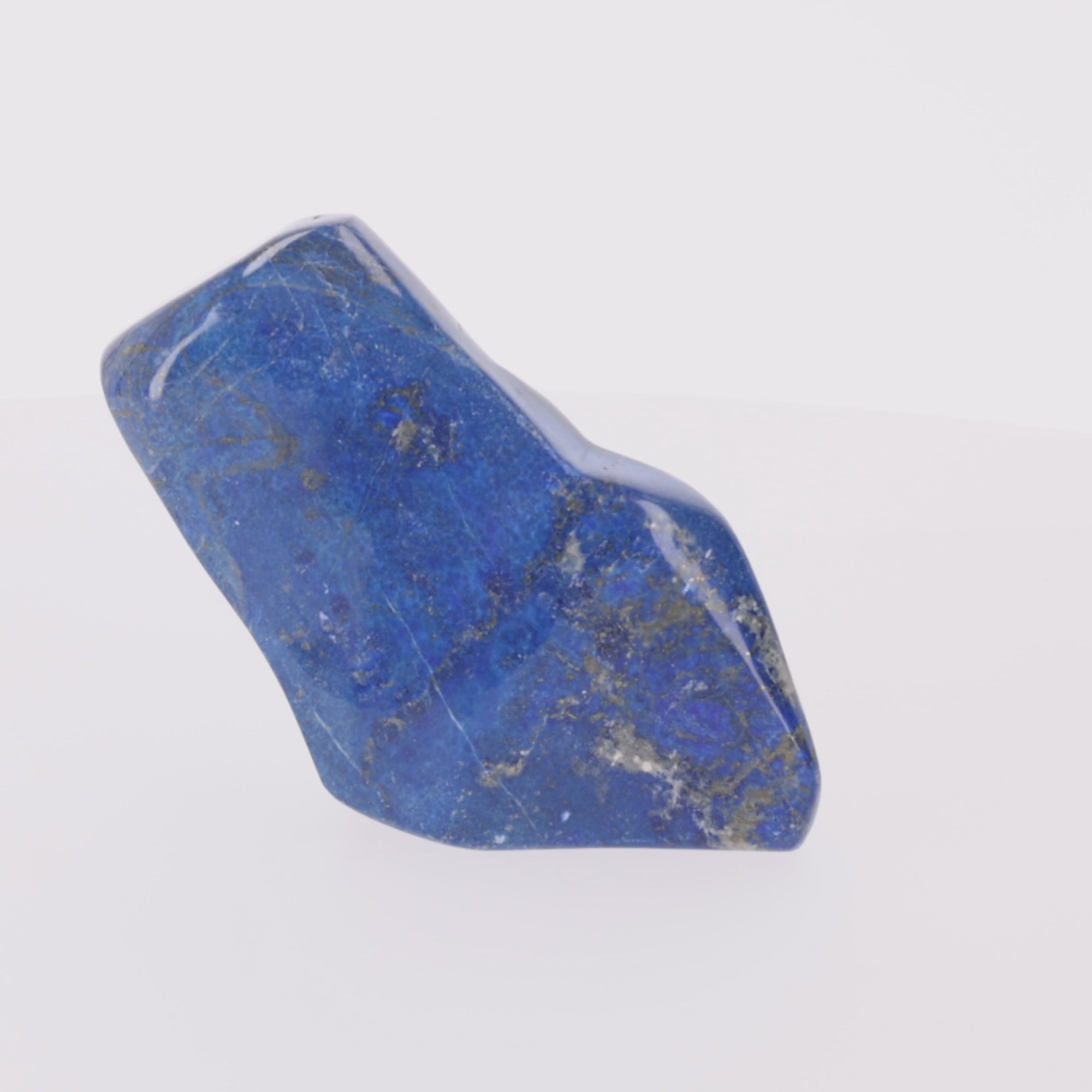 Load video: BLUE RIDGE XL | Lapislazuli mit Pyrit | 1666 g (#1264)