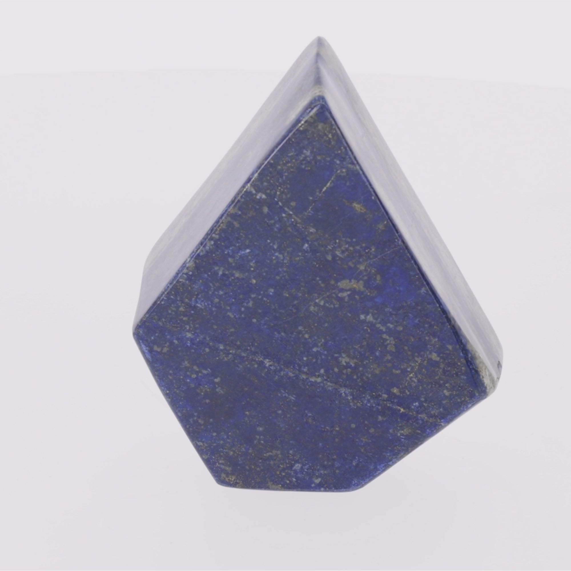 Video laden: BLUE PYRAMID | Lapislazuli mit Pyrit | 863 g (#1225)