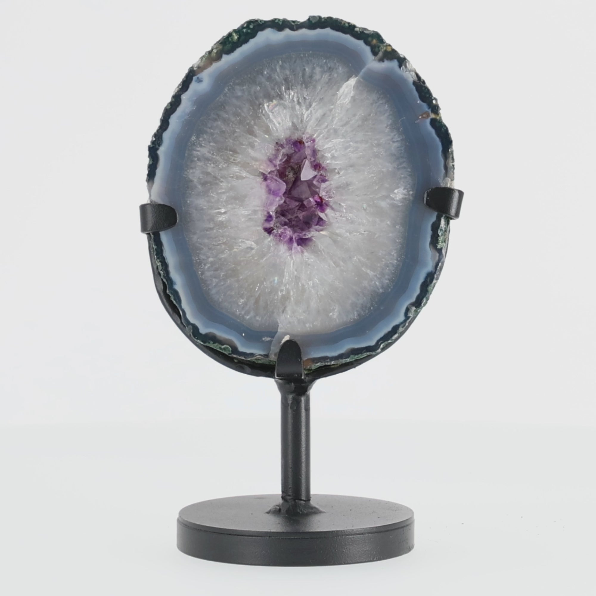 Video laden: Crystal Eye | Amethyst Portalscheibe aus Brasilien | 2.000g (#687)