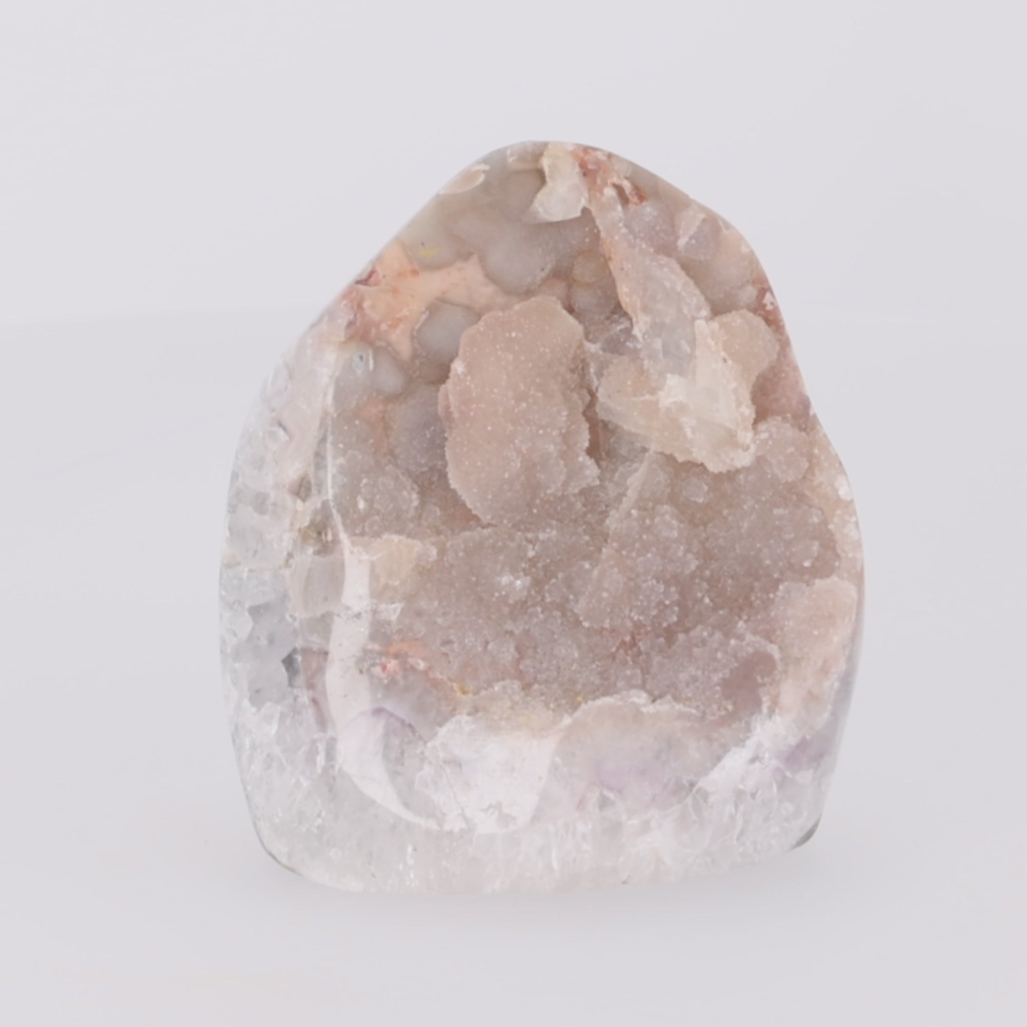 Video laden: Peach Cloud ✦ Amethyst-Druse aus Uruguay | 1.391 g (#833)
