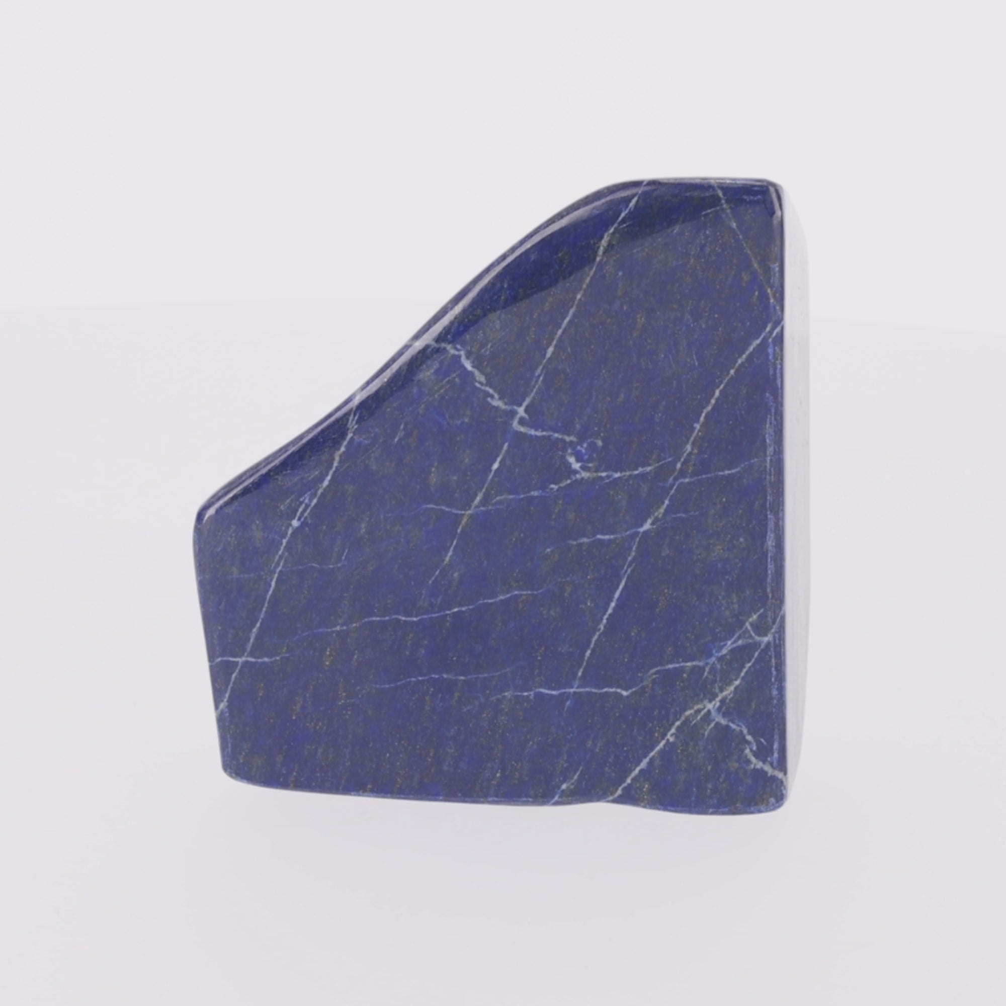 Load video: BLUE CRACK | Lapislazuli mit Pyrit | 1496 g (#1274)