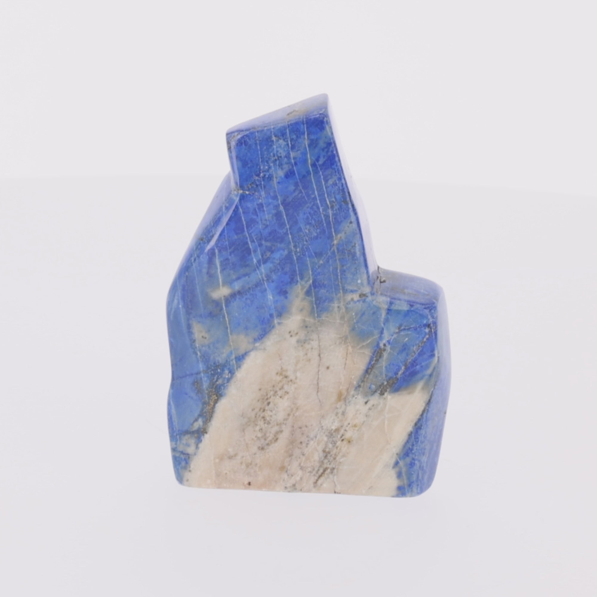 Load video: BLUE CREST | Lapislazuli mit Pyrit | 528 g (#1257)