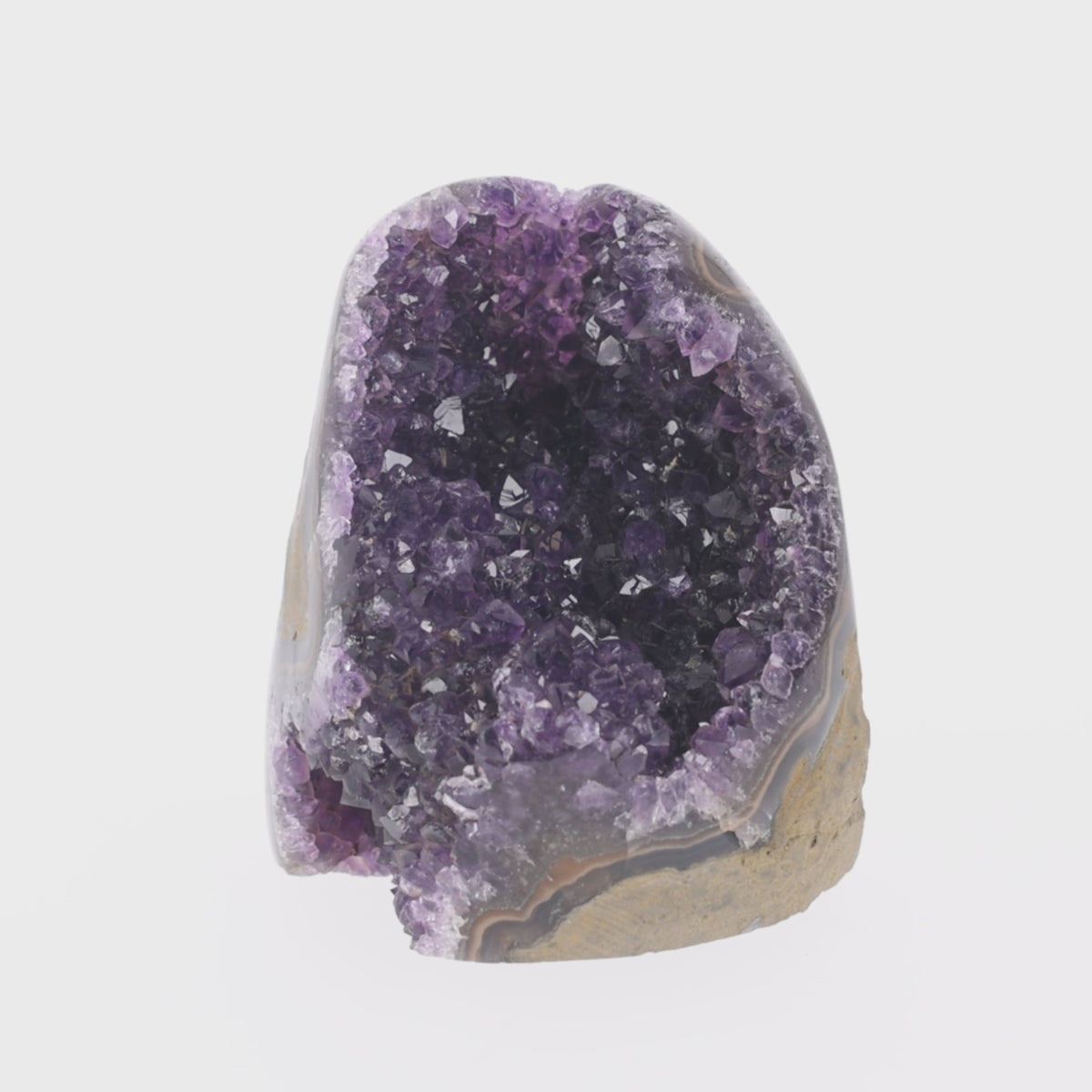 Video laden: Amethyst Cut Base - AAA Quality - 858 g (#1442)
