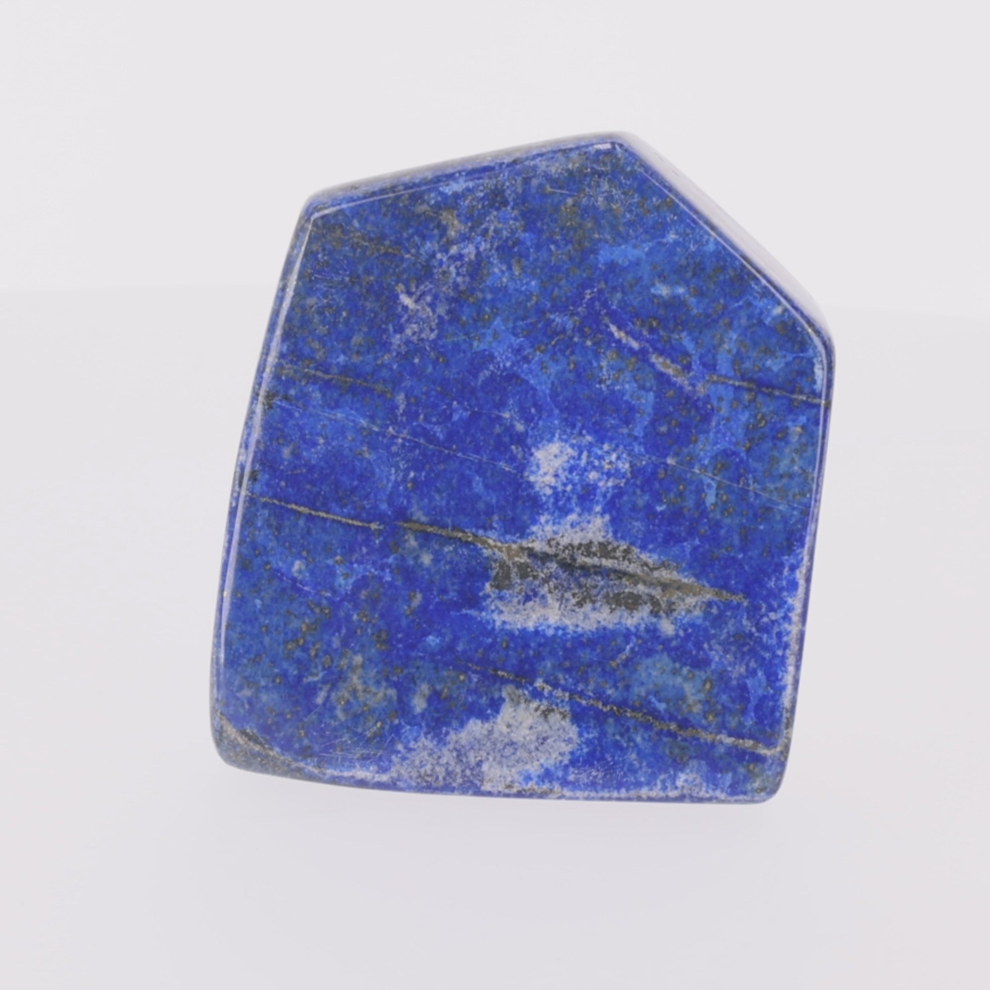 Load video: BLUE CROWN | Lapislazuli mit Pyrit | 1203 g (#1275)