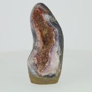 Regenbogen Amethyst aus Uruguay mit violetten Kristallen und natürlicher Farbvariation, hochwertiges Amethyst Unikat