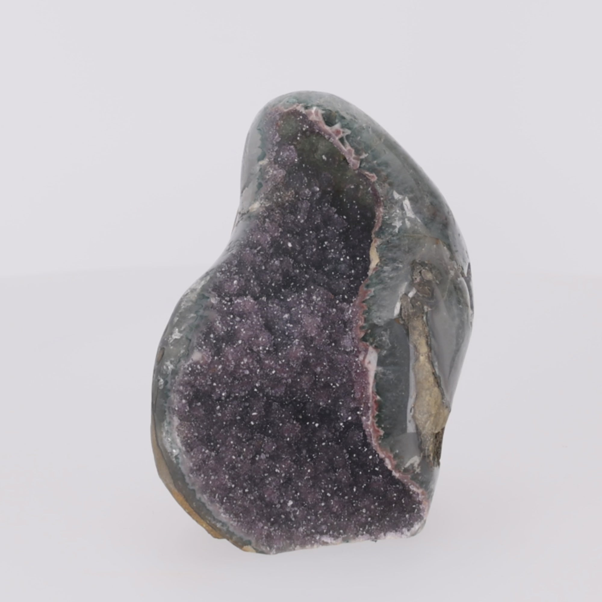 Video laden: Stardust Shadow ✦ Amethyst Drusy aus Uruguay | 2.161 g (#795)