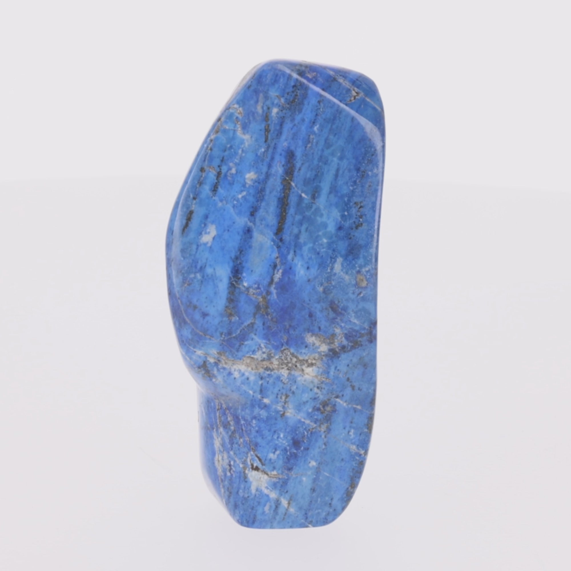 Load video: BLUE NEEDLE | Lapislazuli mit Pyrit | 508 g (#1255)