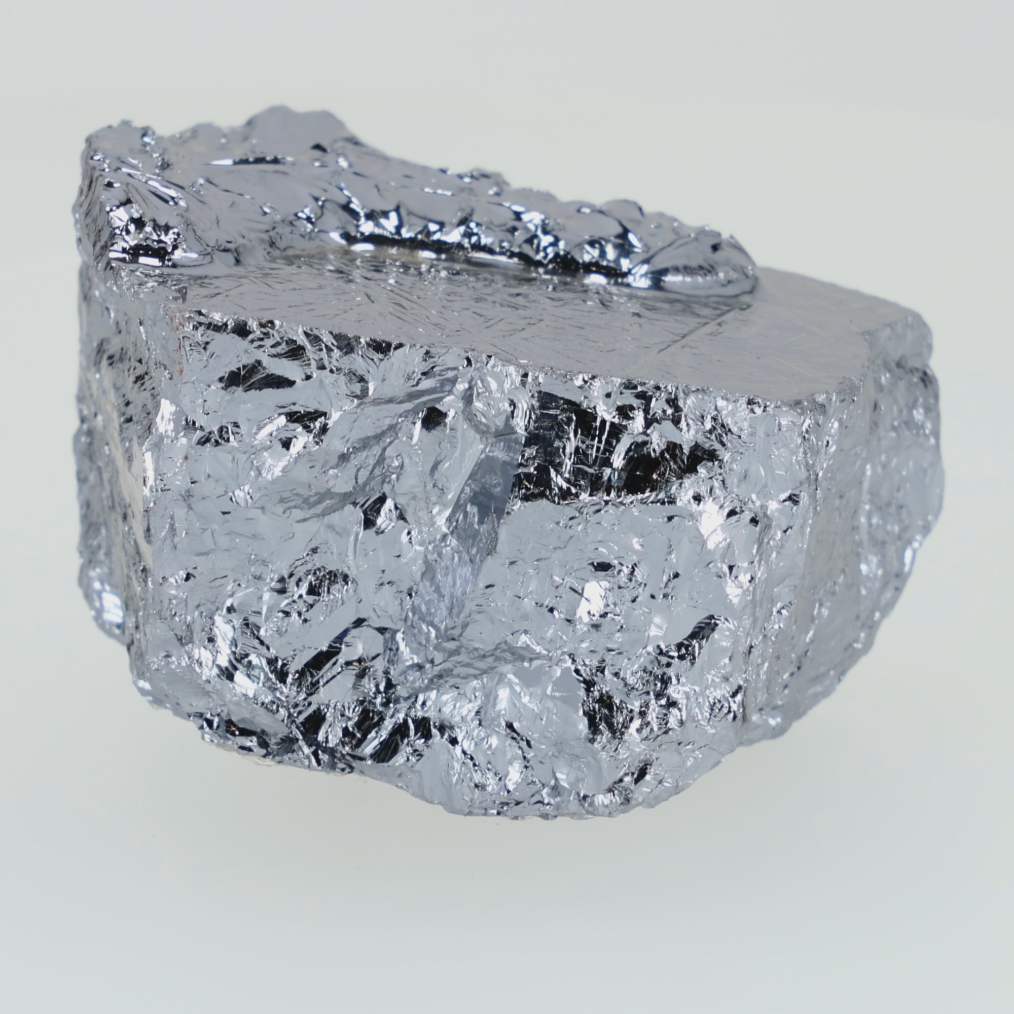Load video: Silizium Kristall – Faszinierende metallische Struktur in außergewöhnlicher Reinheit 1751g (#641)