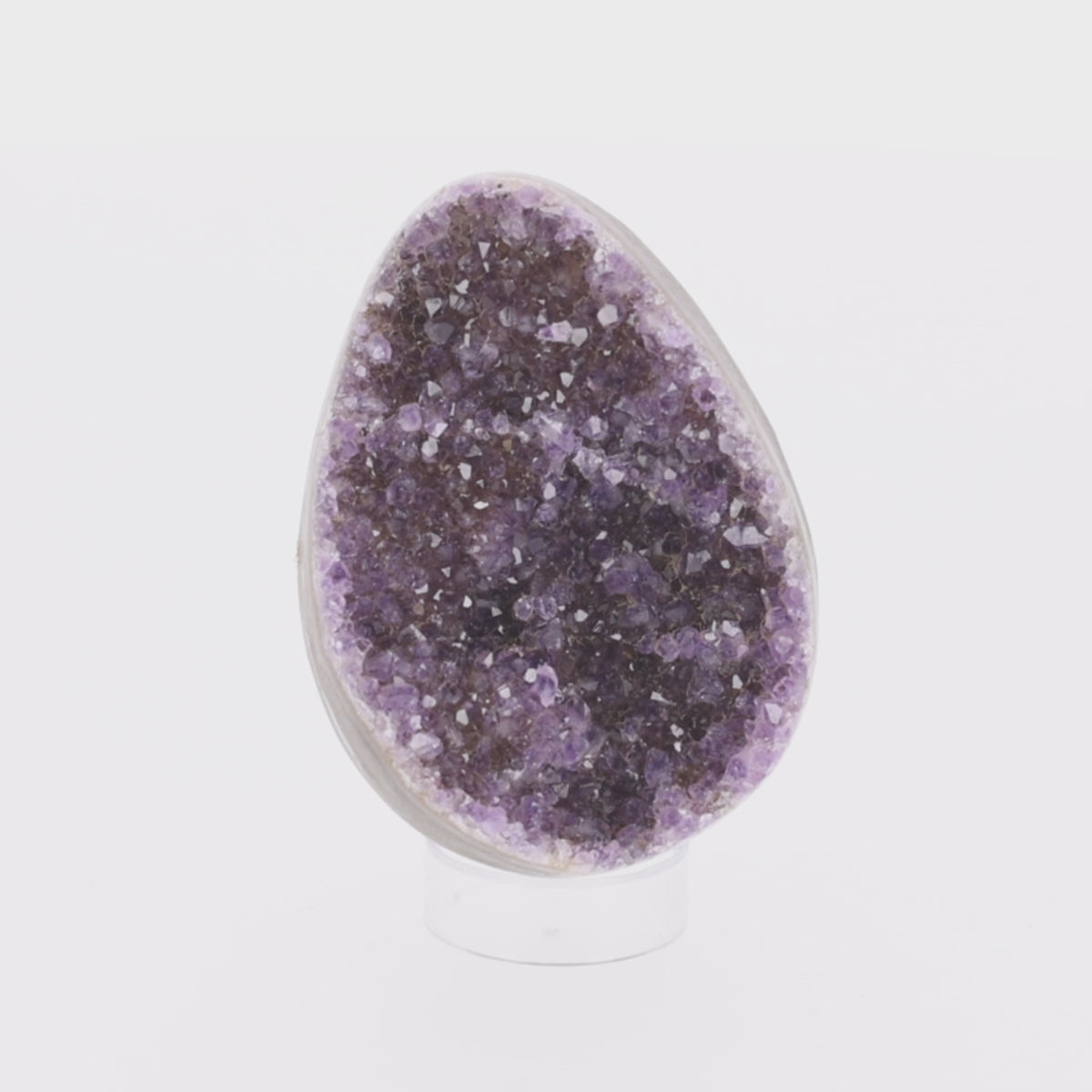 Load video: Amethyst Egg aus Brasilien. (#1458)