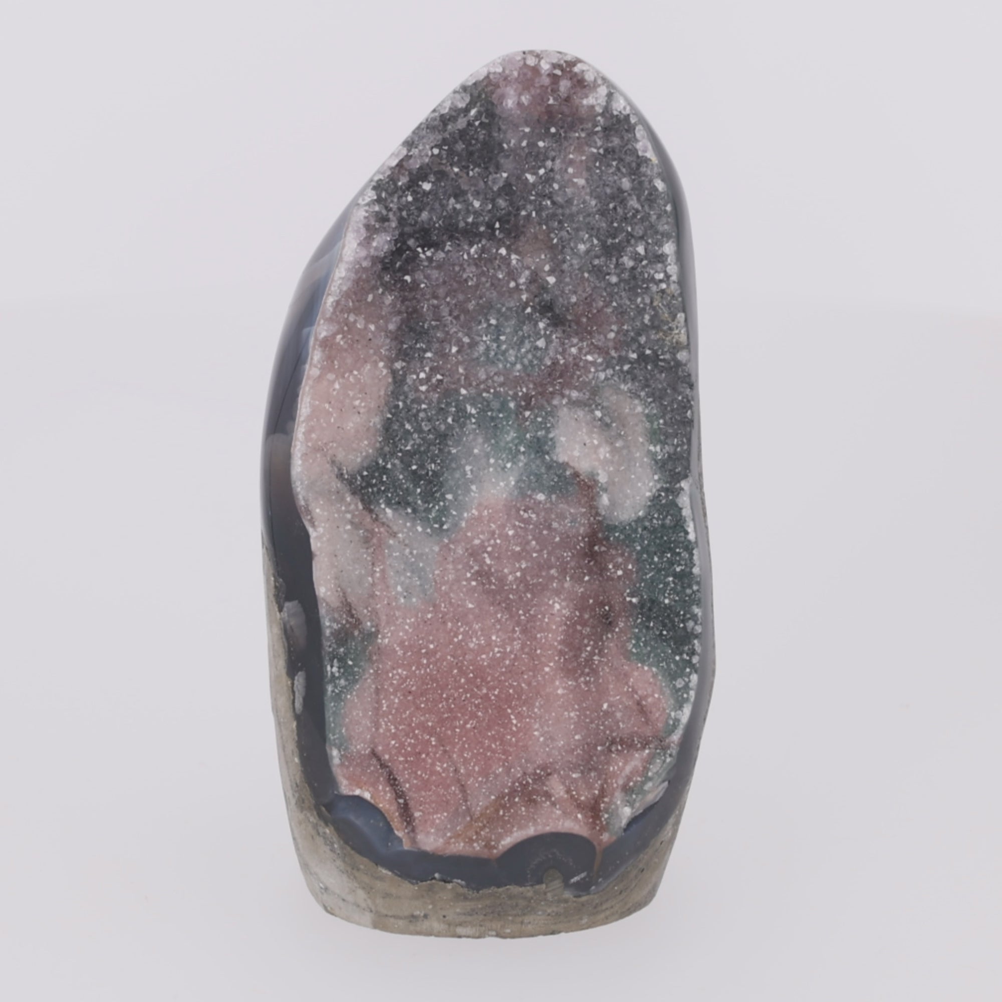 Video laden: Rose Moss ✦ Amethyst Drusy aus Uruguay | 1.212 g  (#801)