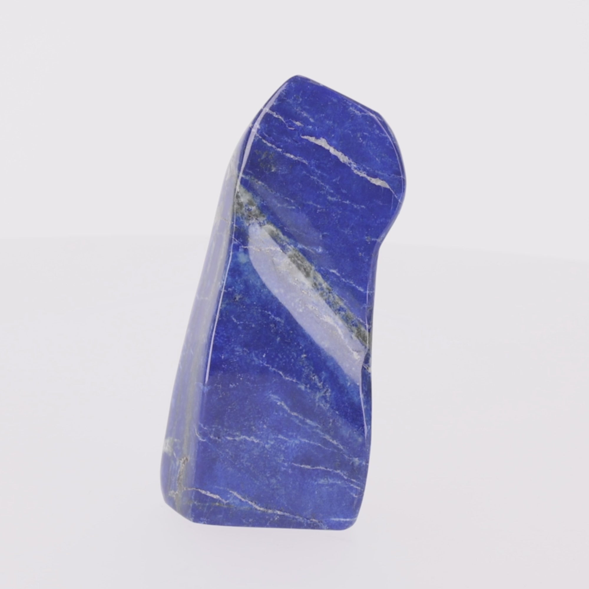 Load video: BLUE BLADE | Lapislazuli mit Pyrit | 591 g (#1241)