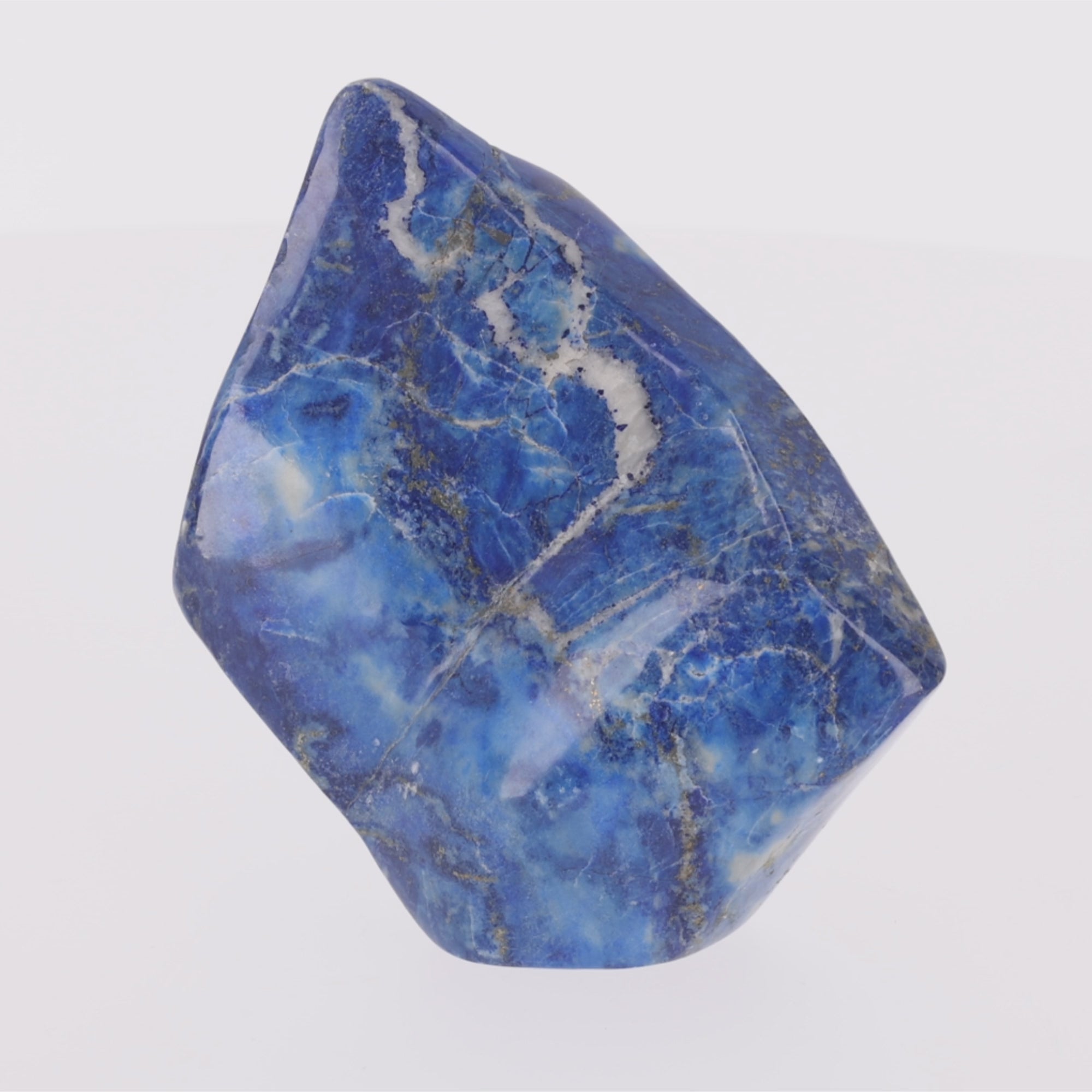 Load video: BLUE RIVER | Lapislazuli mit Pyrit | 787 g (#1229)