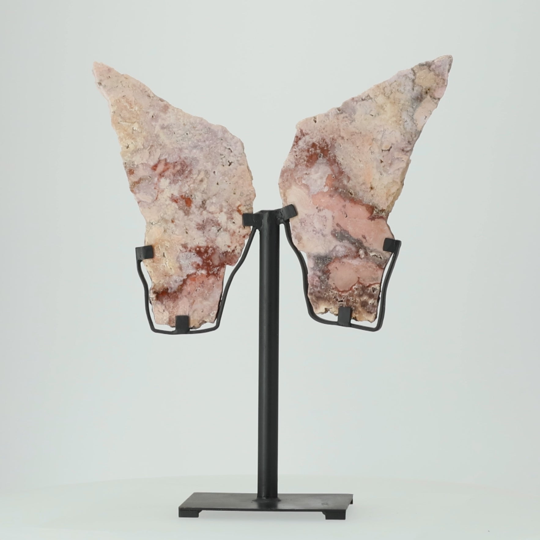 Load video: Pink Amethyst Wings with Jasper