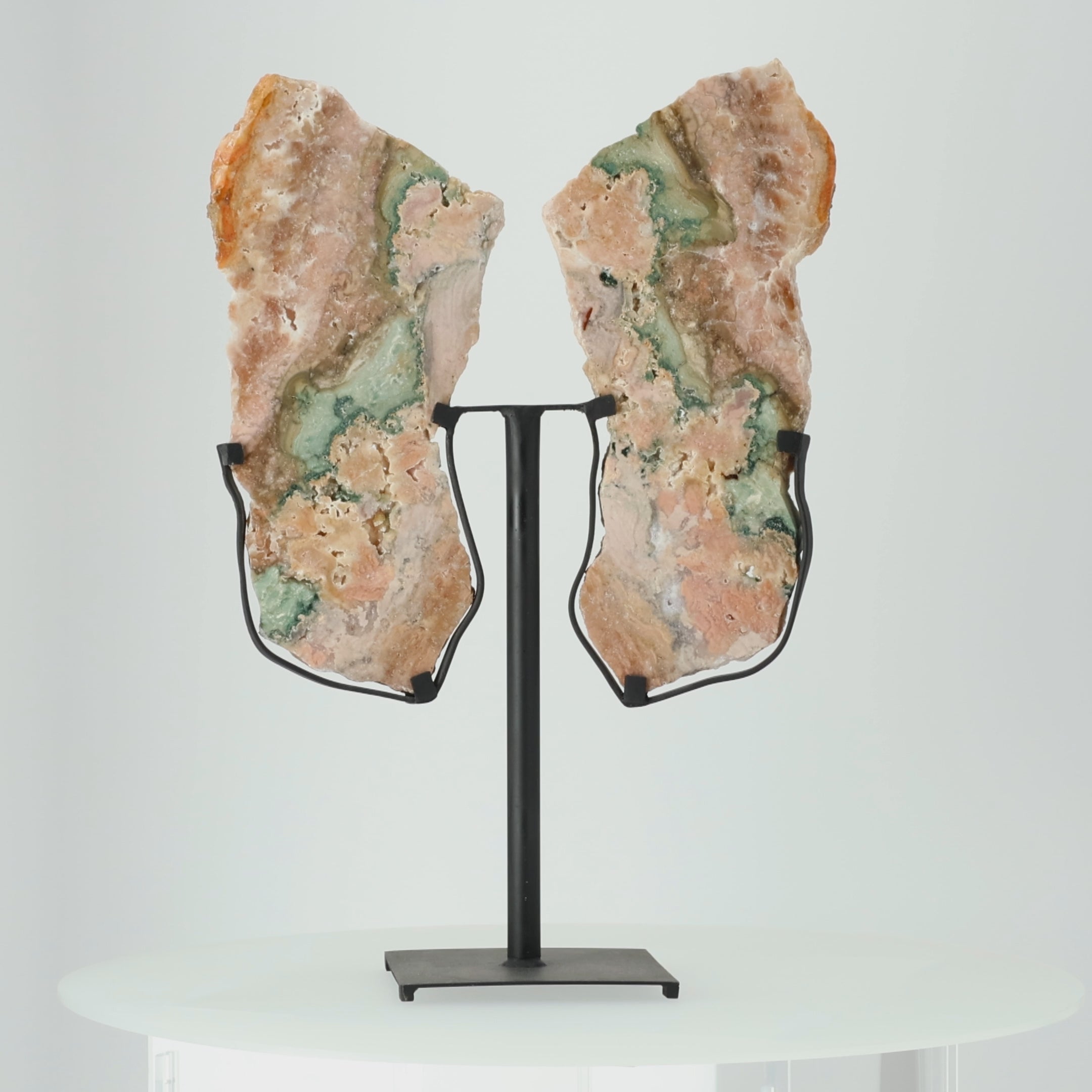 Load video: Pink Amethyst Wings with Jasper